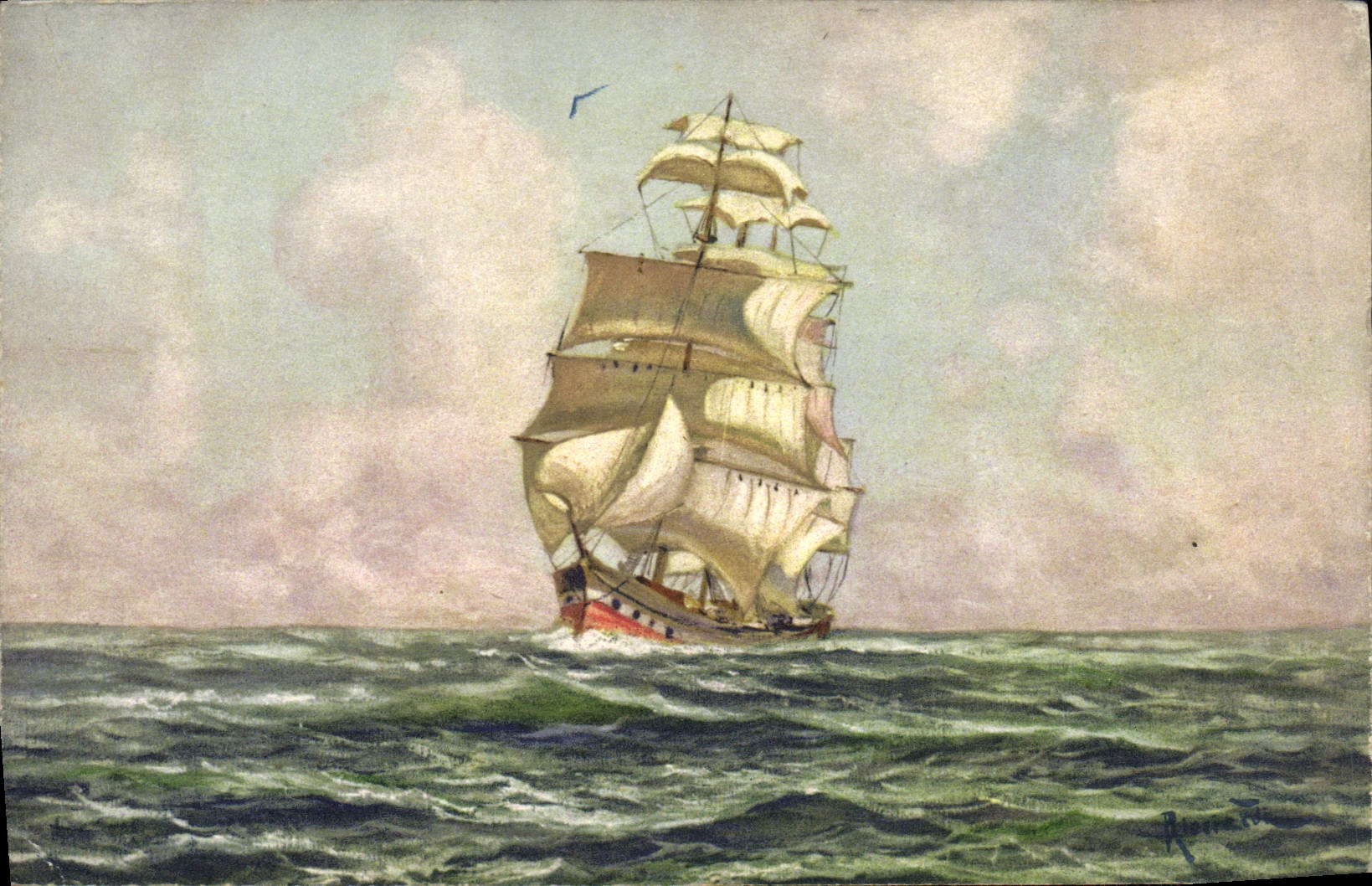 CPA Bateau Voilier 