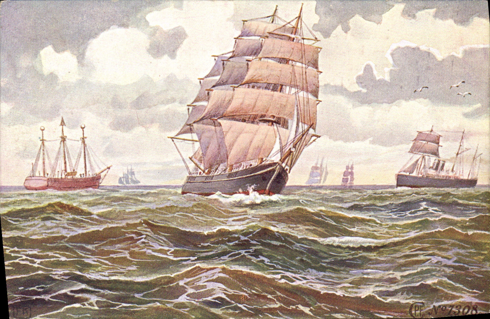 CPA Bateau Voilier 