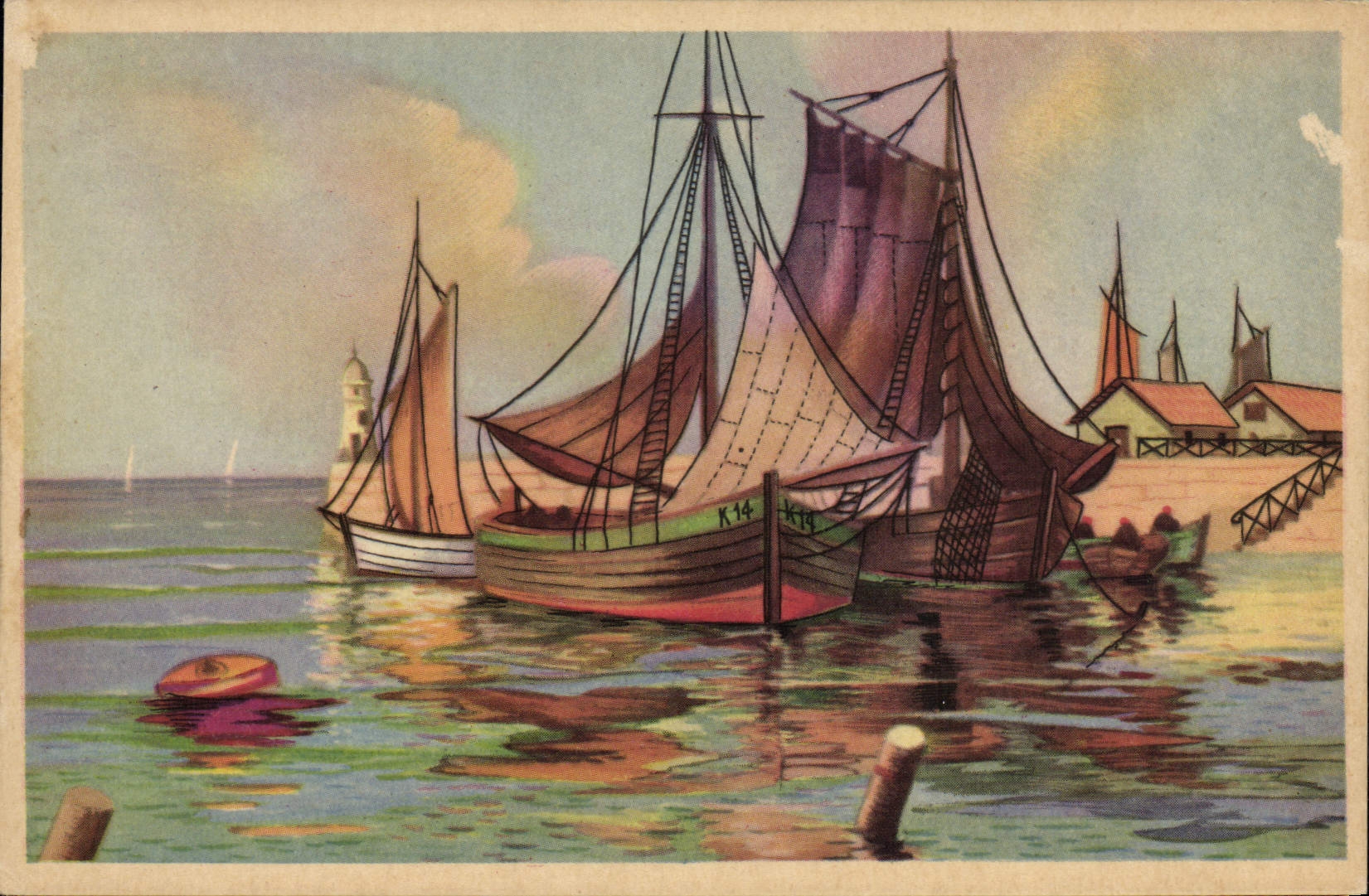 CPA Bateau Voilier 