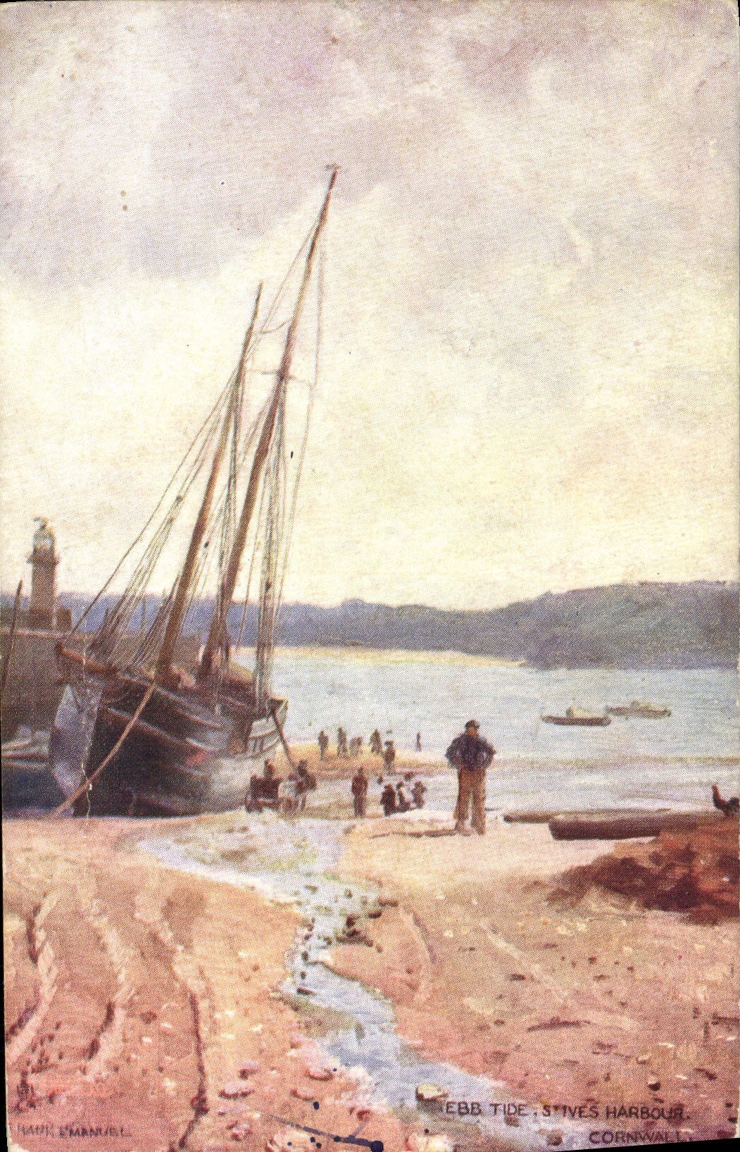 CPA Bateau Voilier Peche