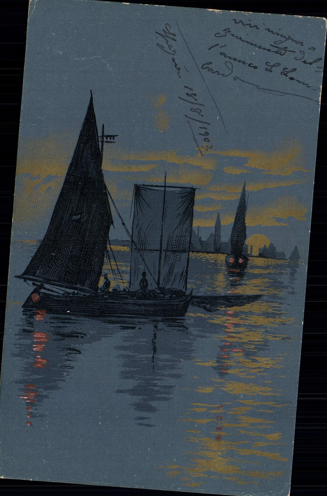CPA Bateau Voilier 