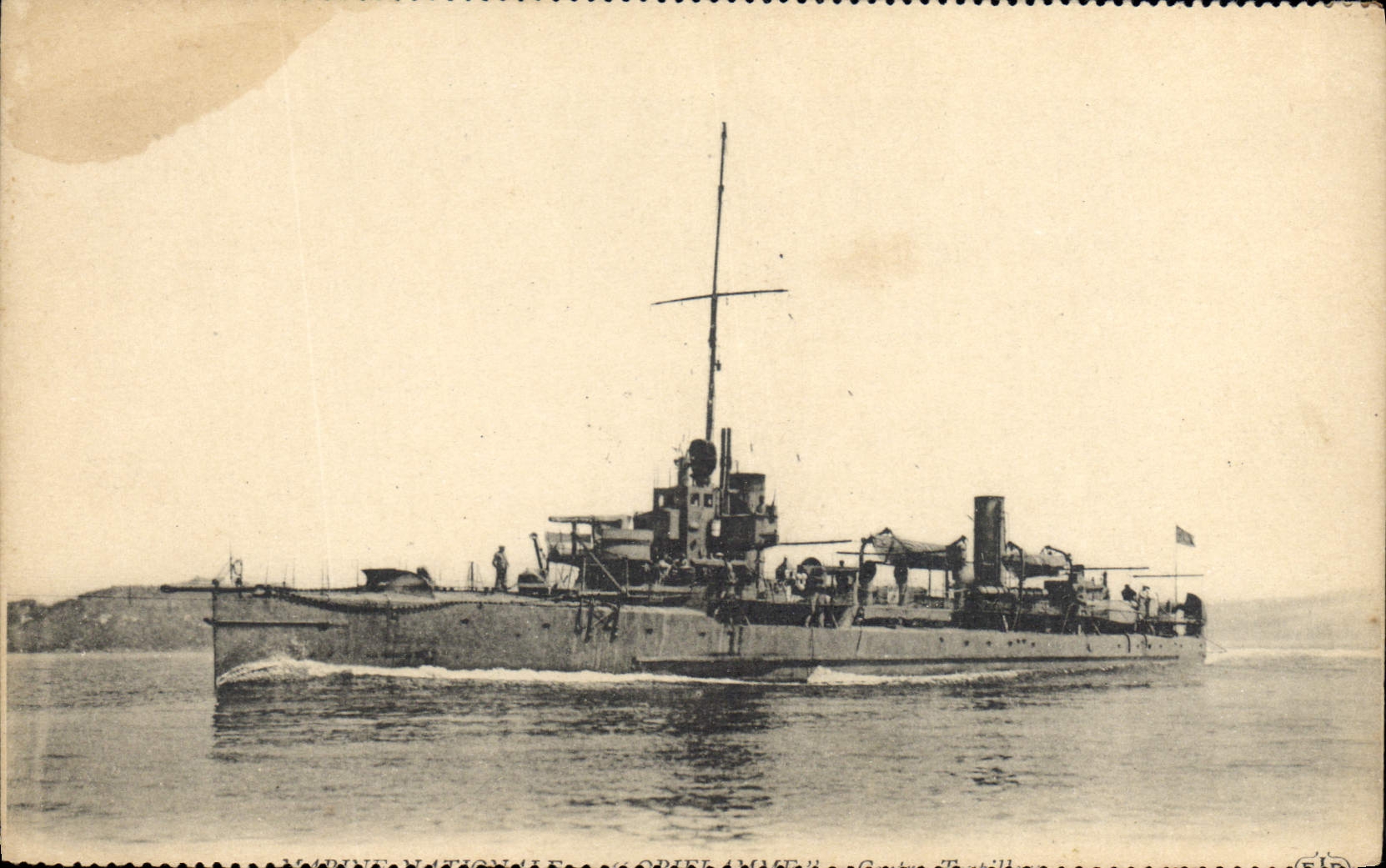 CPA Bateau Guerre 