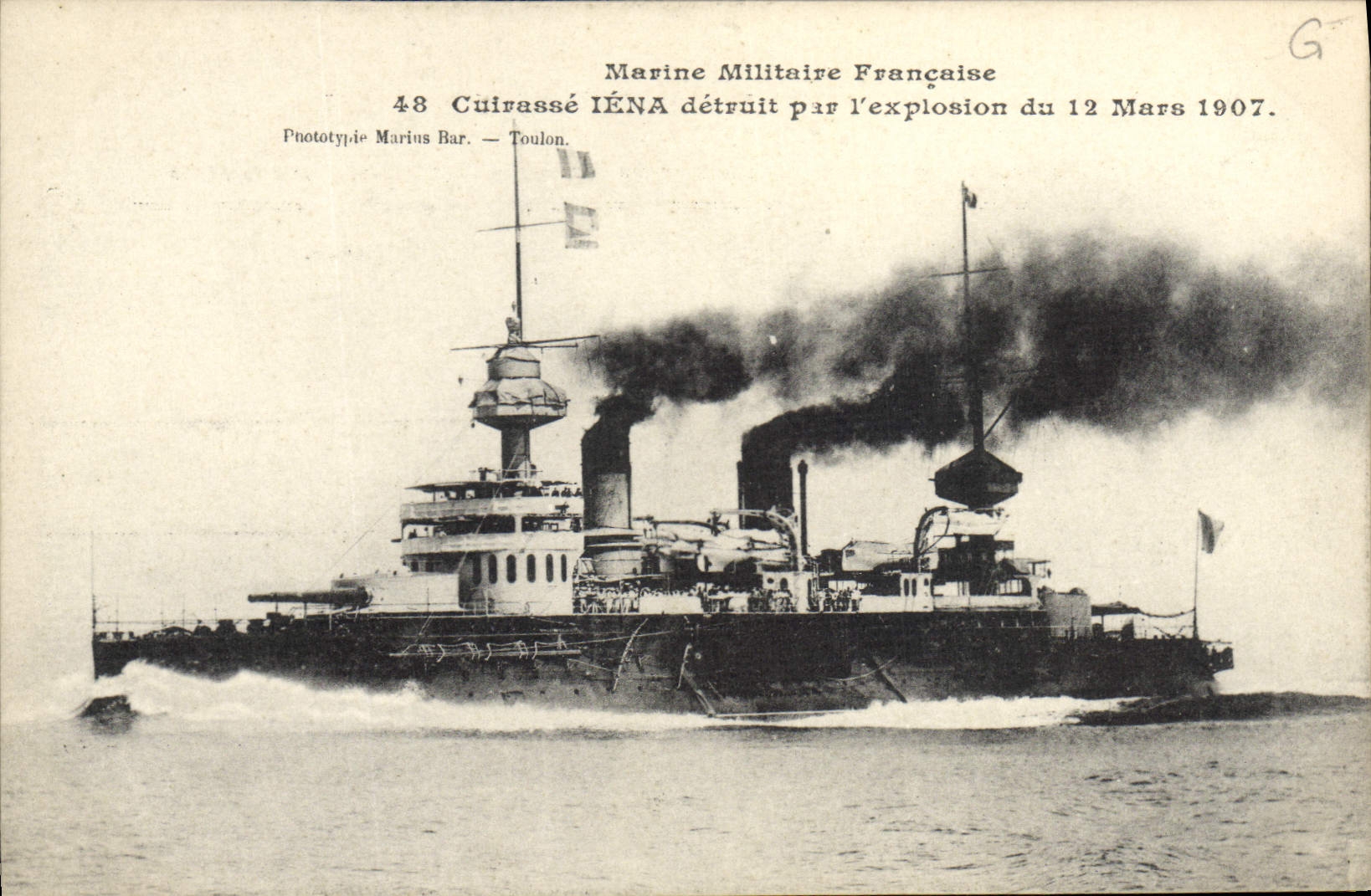 CPA Bateau Guerre Cuirasse Iena