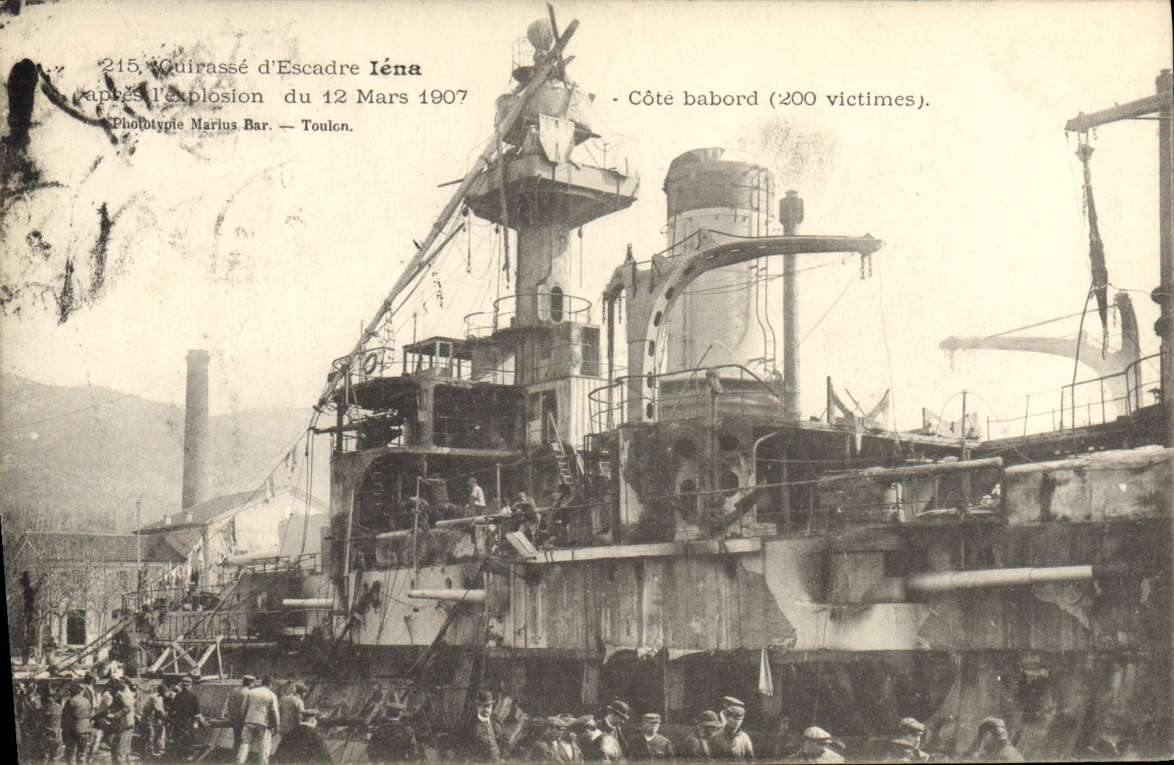 CPA Bateau Guerre Cuirasse Iena 