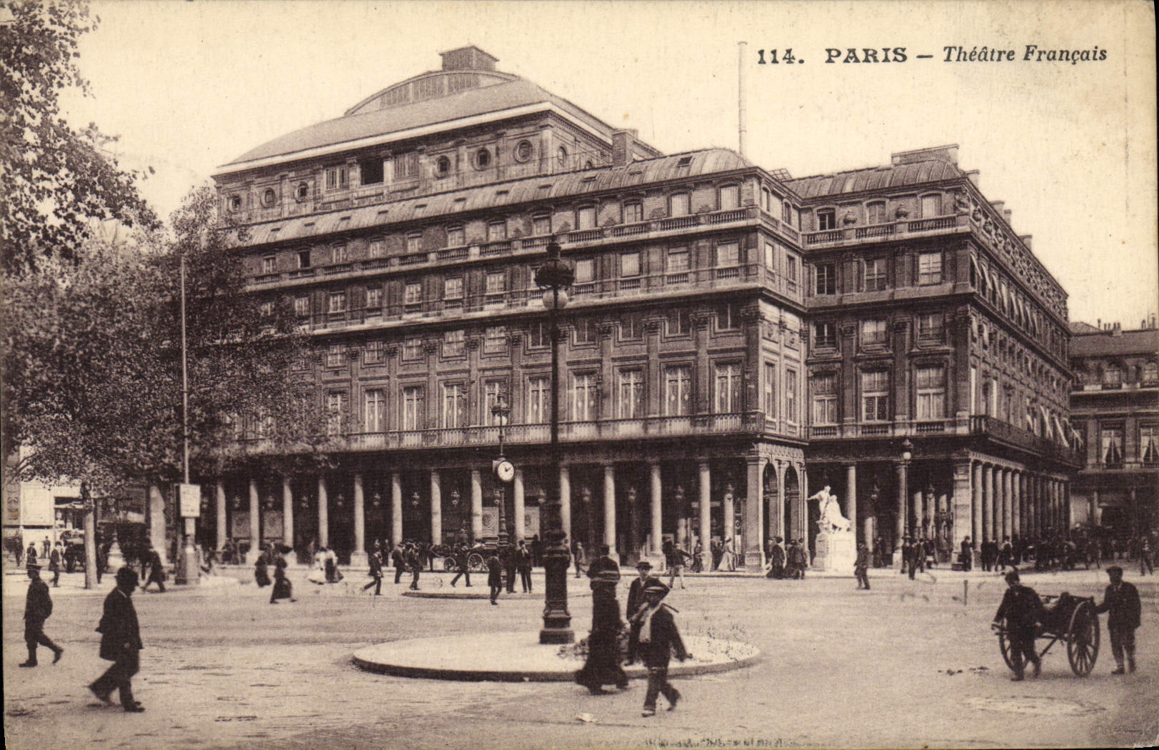 VINTAGE POSTCARD French Theater Paris