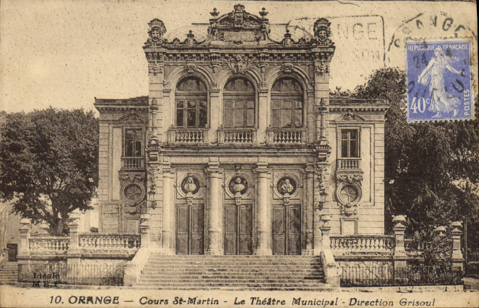 CPA Theatre municipal Orange Cours St Martin