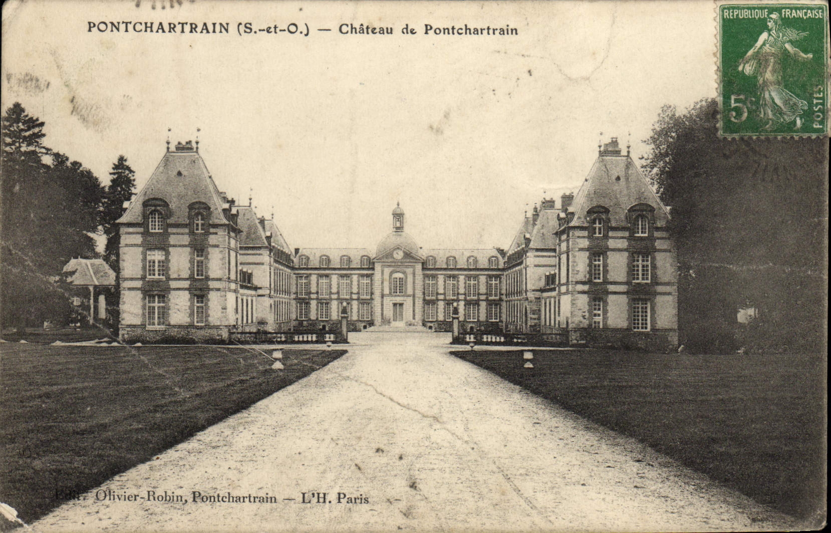 CPA Pontchartrain Chateau de Pontcharin