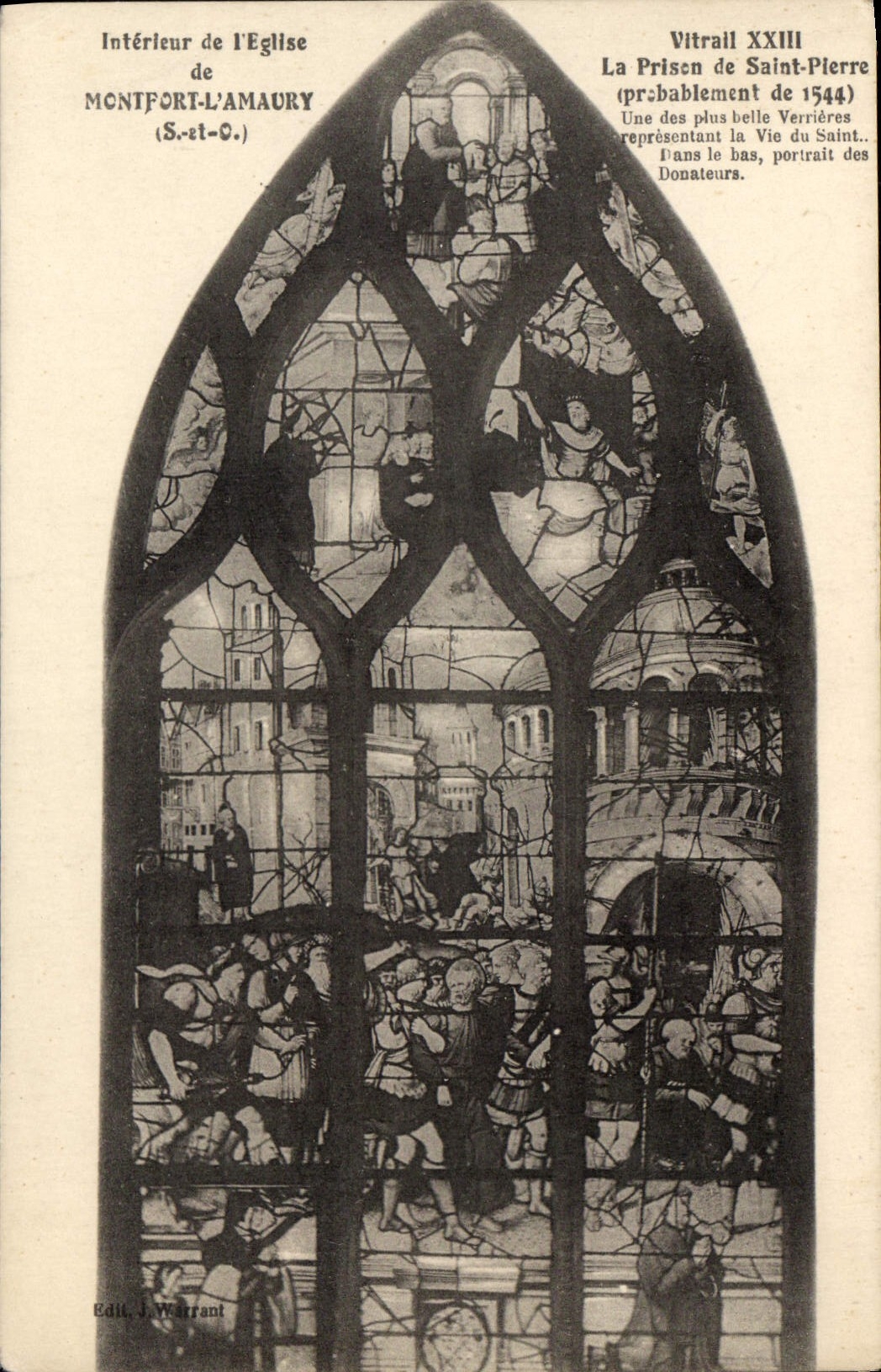 CPA Montfort L'Amaury La Prison de Saint Pierre Interieur de l'eglise