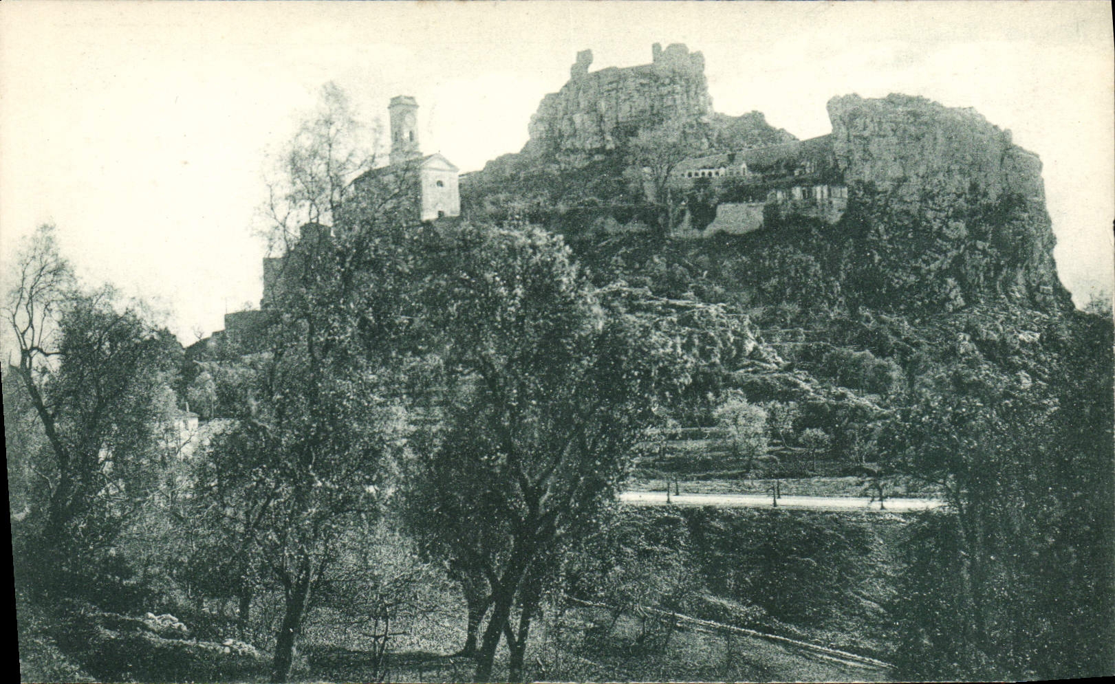 POSTAL de la VENDIMIA la roca de Eze