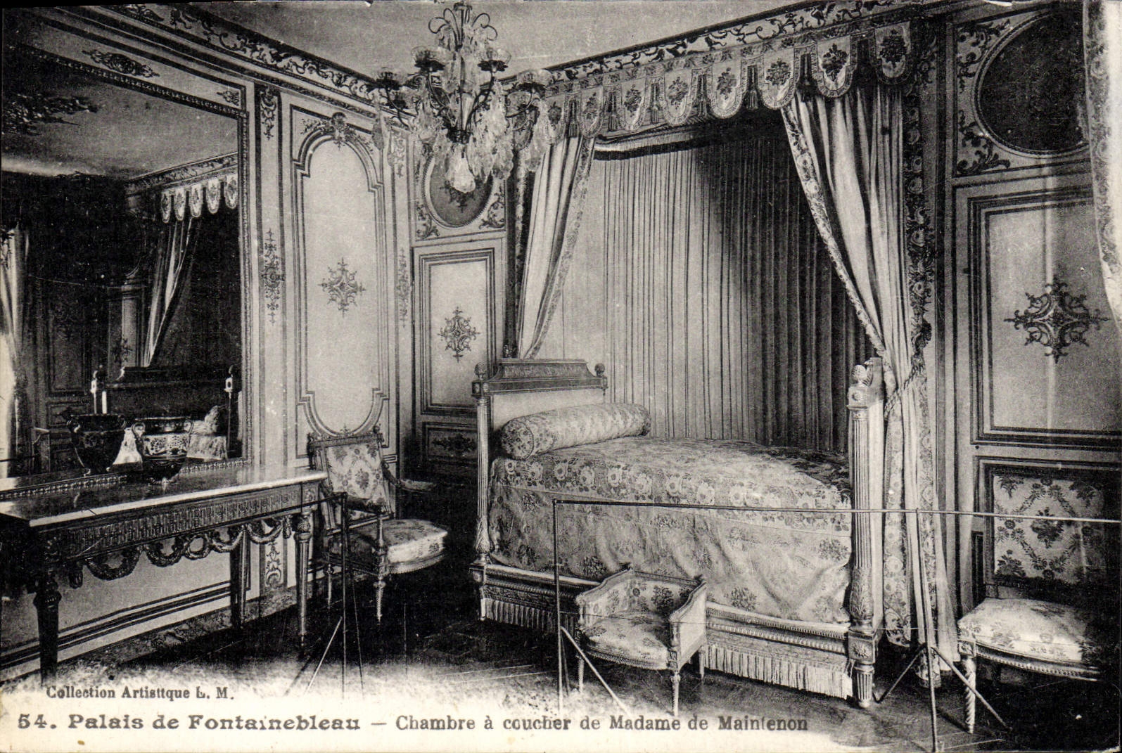 CPA Palais de Fontainebleau Chambre a Coucher de Madame de Maintenon