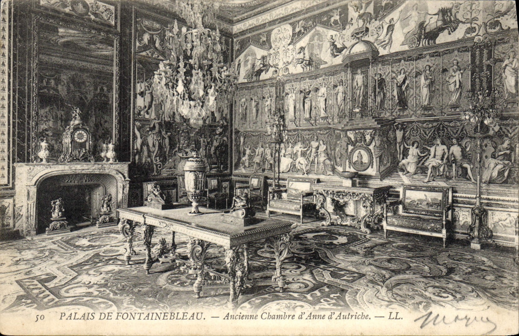 CPA Palais de Fontainebleau Ancienne chambre d'Anne d'Autriche