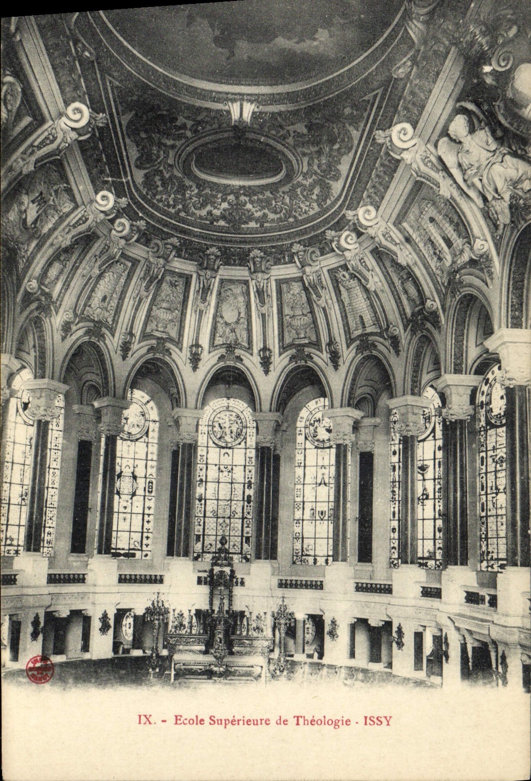 Universidad de la POSTAL de la VENDIMIA de la teología de Issy