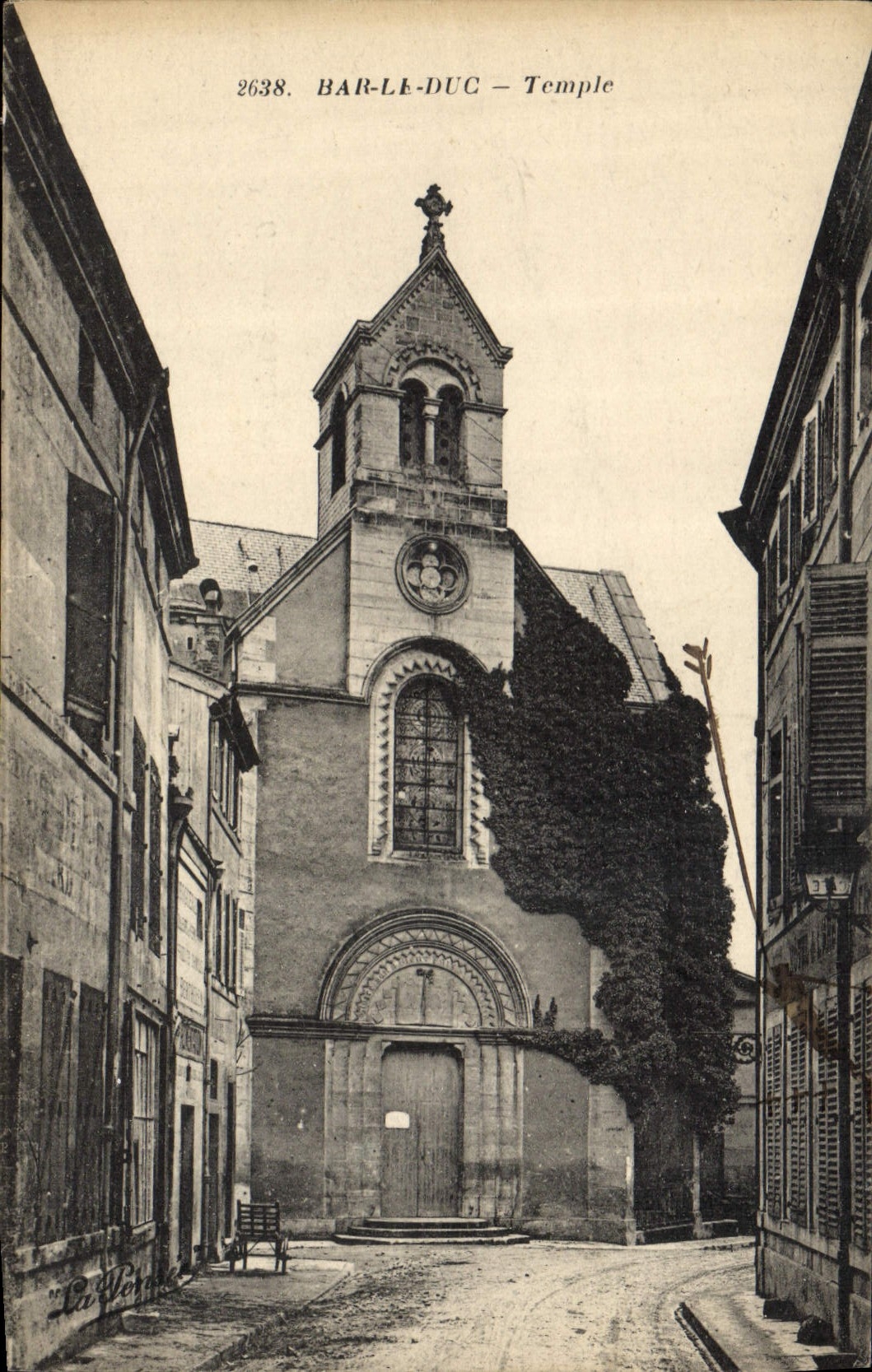 CPA Temple protestant Bar le Duc