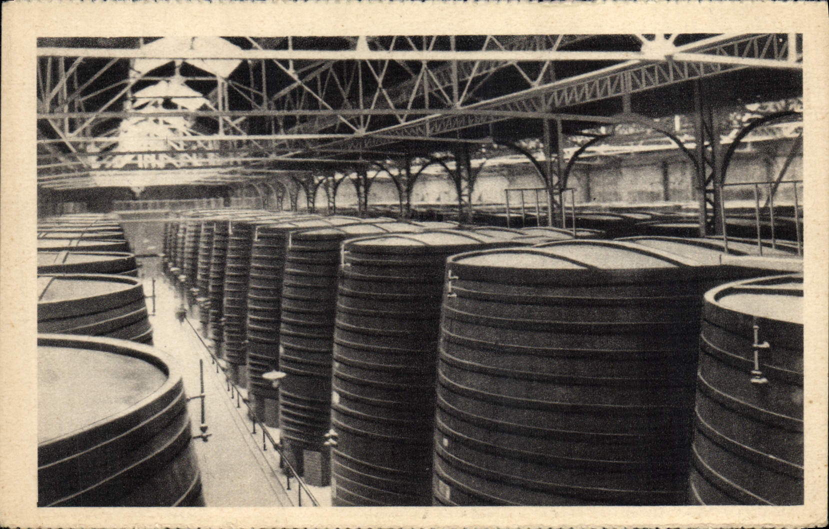 VINTAGE POSTCARD Biere Brewery the wine storehouses of Byrrh has Thuir