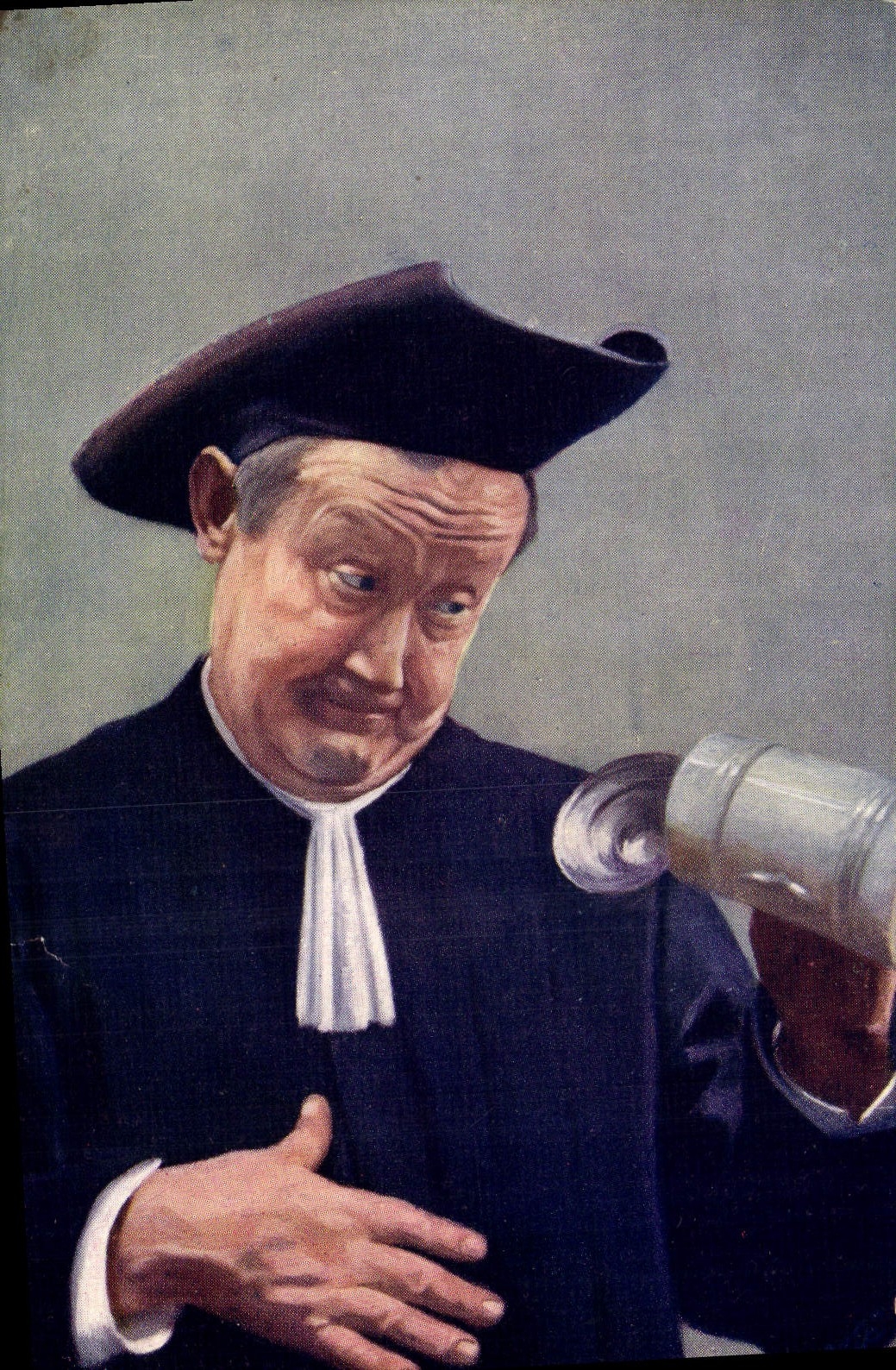 VINTAGE POSTCARD Beer Brewery Man To memory dear