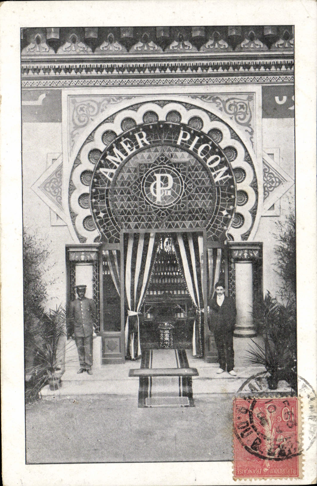 VINTAGE POSTCARD Beer Brewery Bitter Marseilles Picon