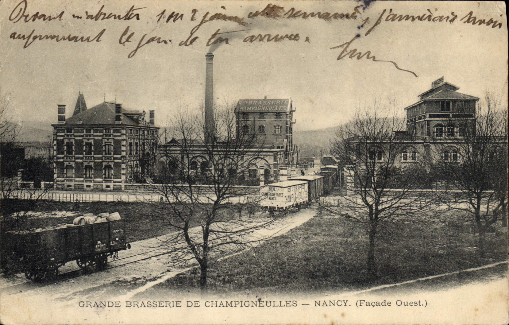 CPA Biere Grande Brasserie de Champigneulles Nancy 