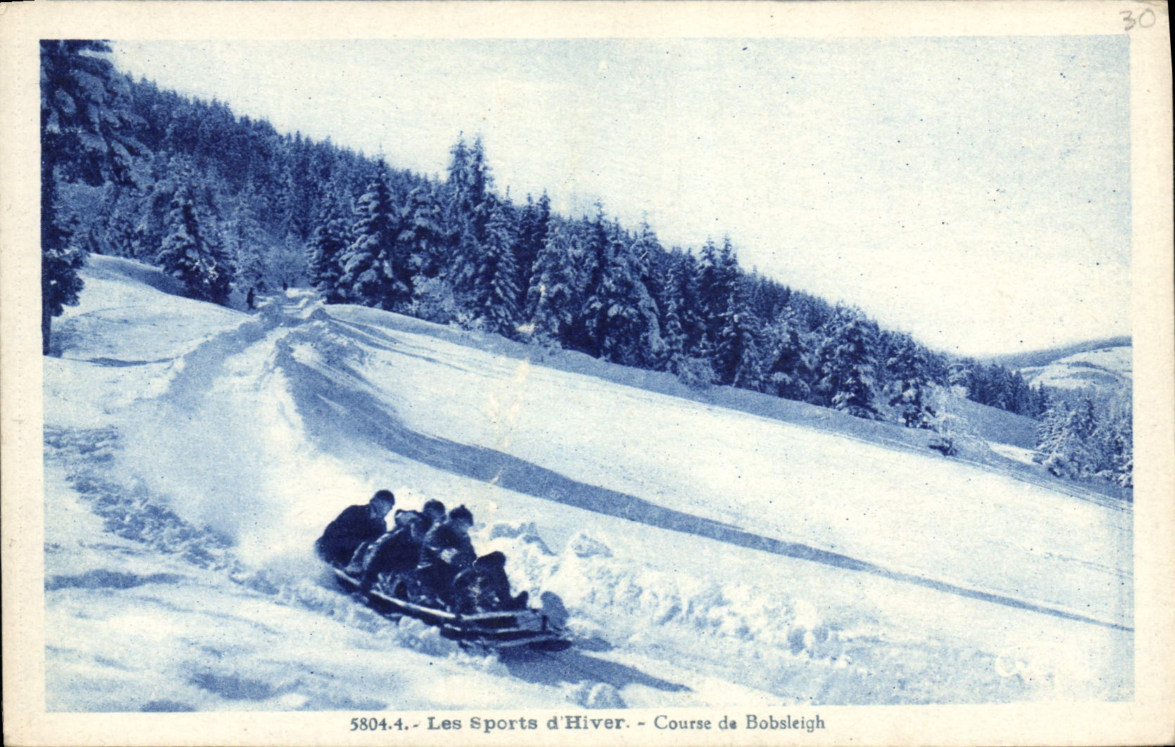 CPA Sports d'hiver Ski course de Bobsleigh