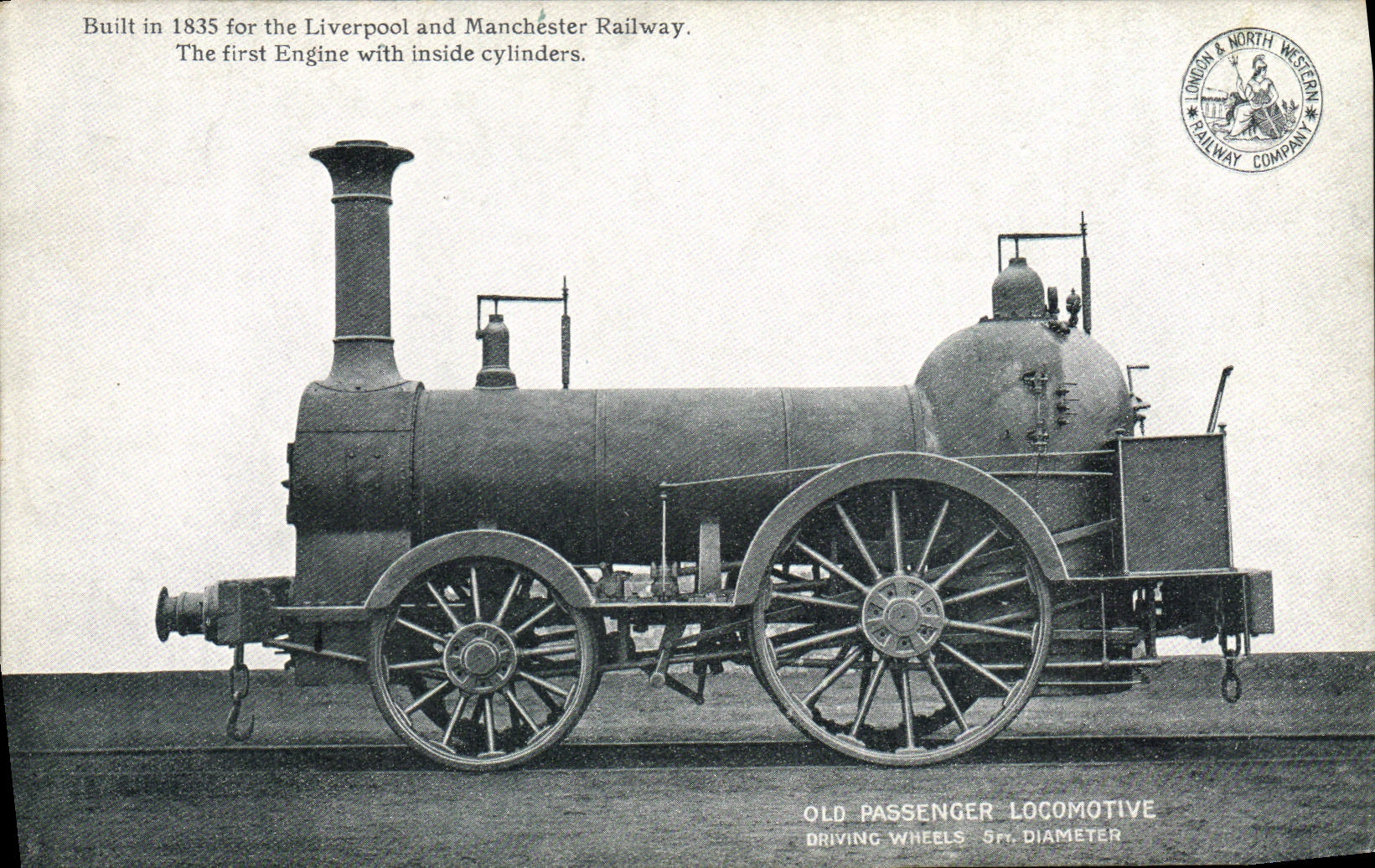 CPA Train Locomotive Oold passenger locomotive 