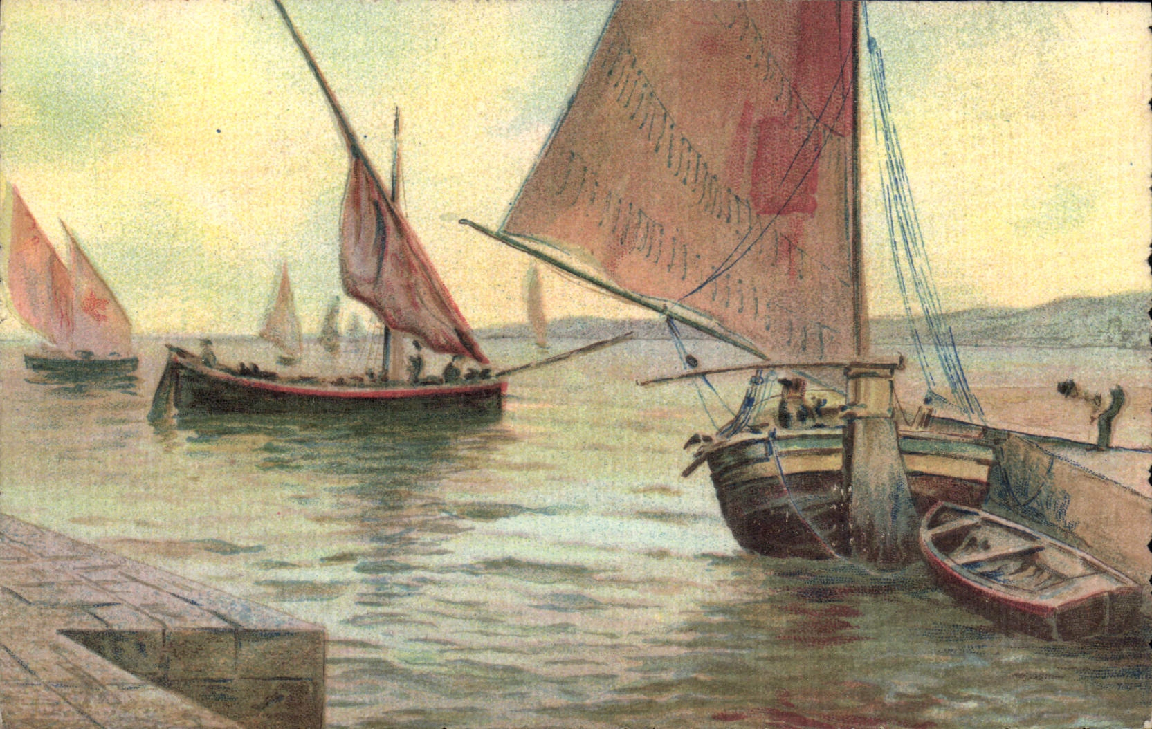 CPA Bateau Voilier 