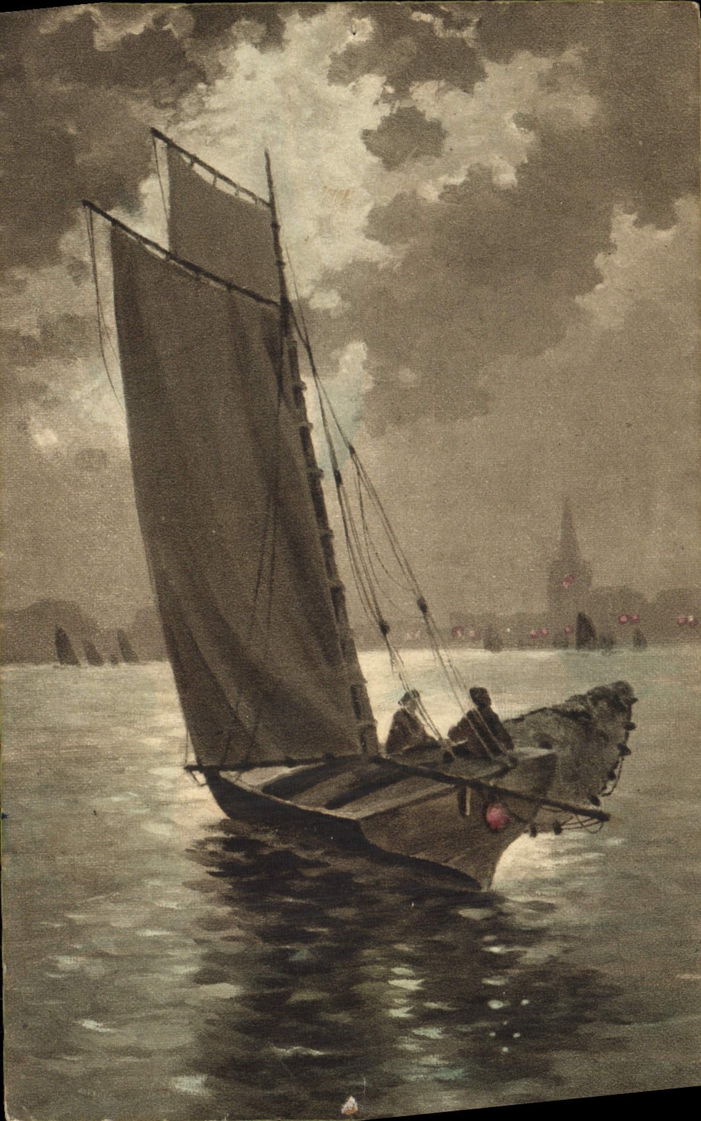 CPA Bateau Voilier 