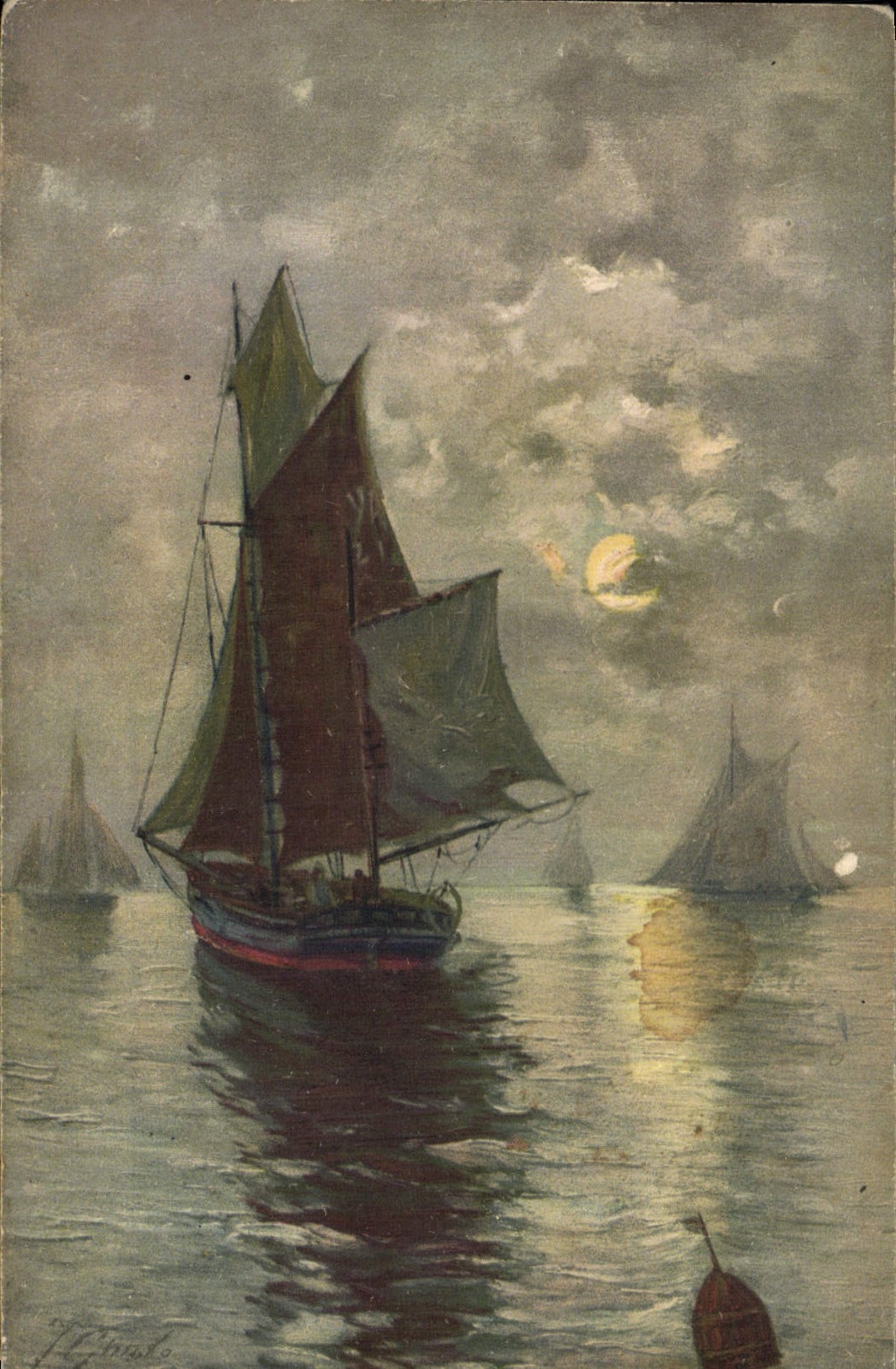 CPA Bateau Voilier 