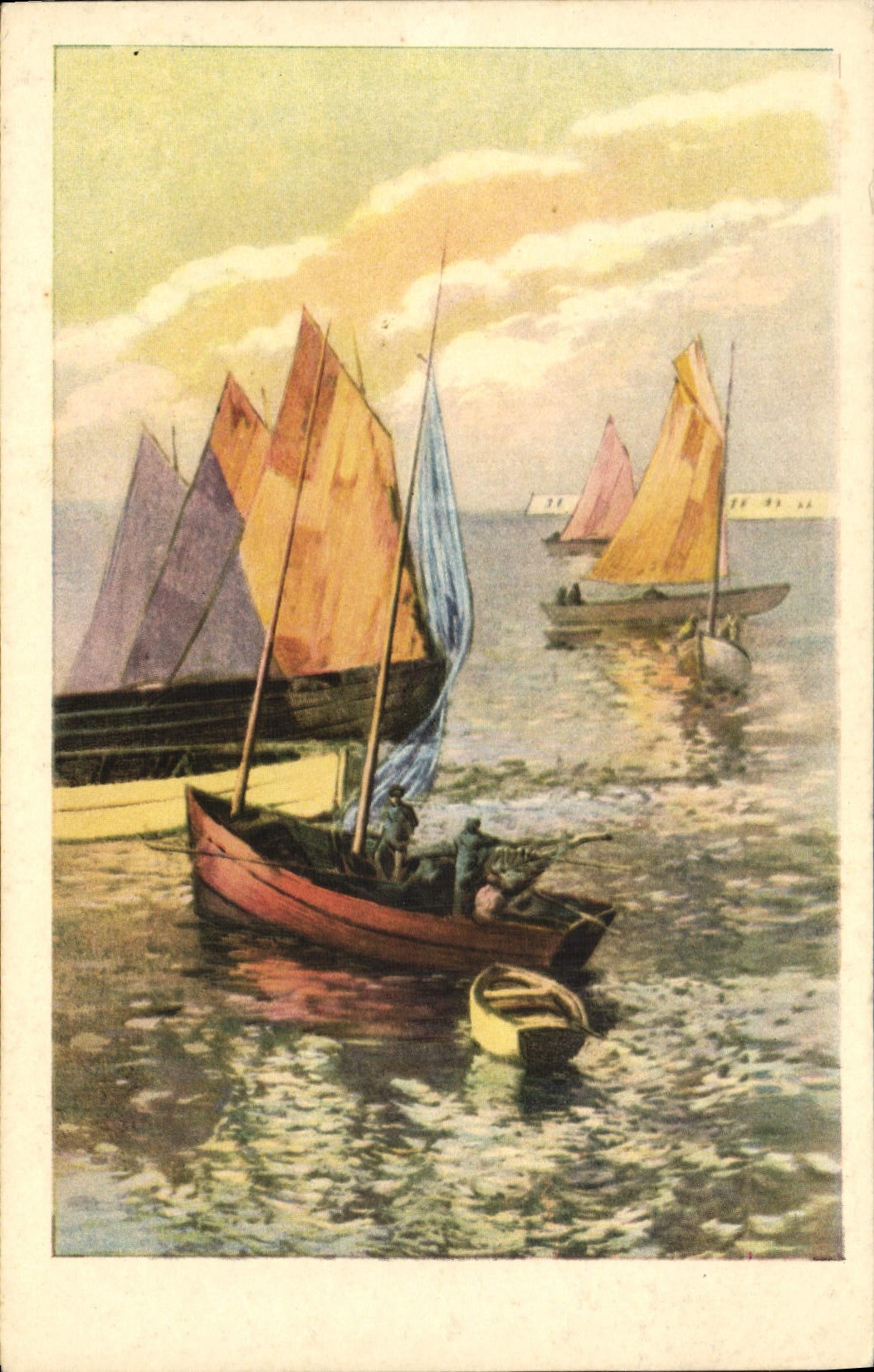 CPA Bateau Voilier 
