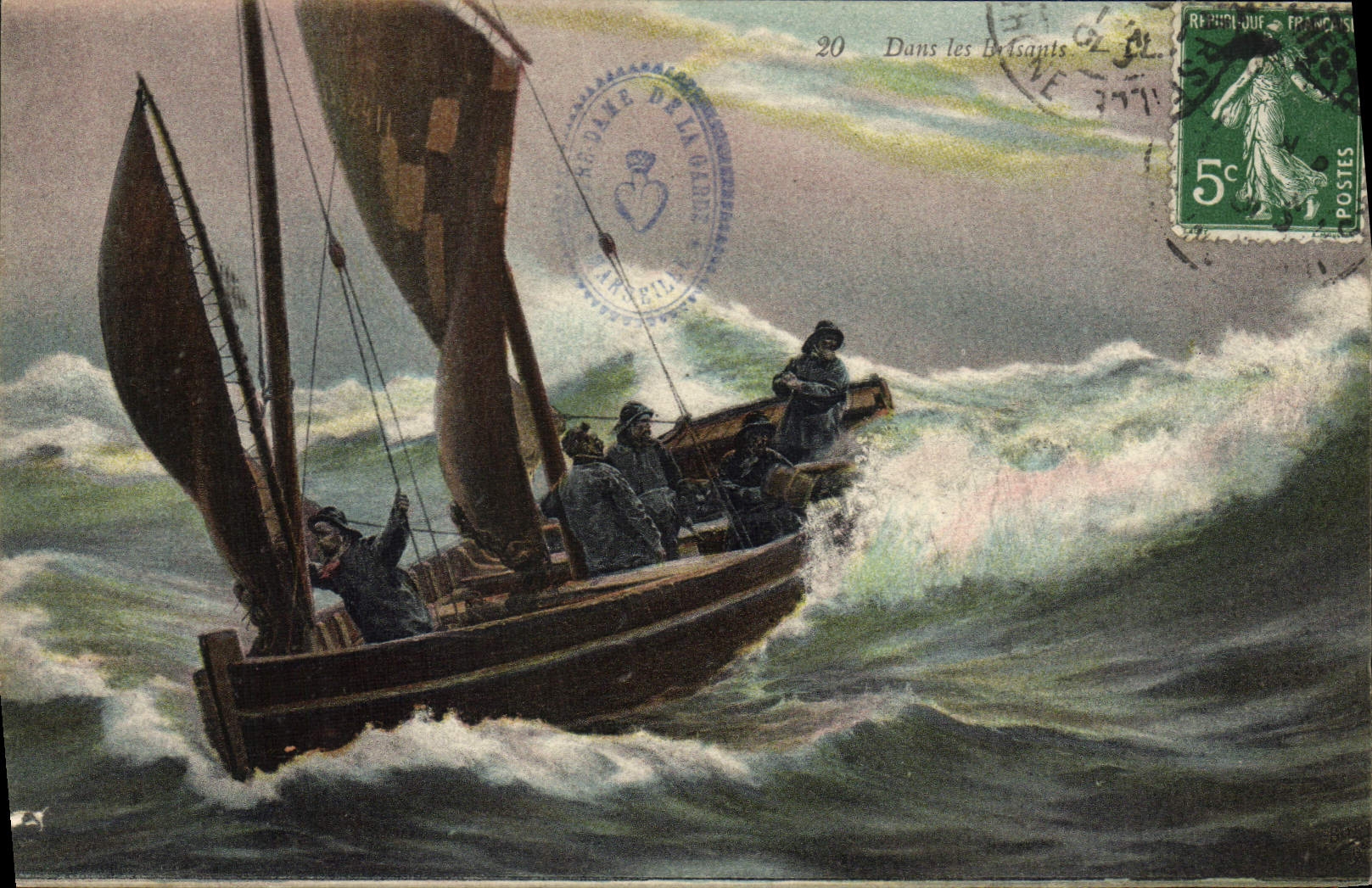 CPA Bateau Voilier 