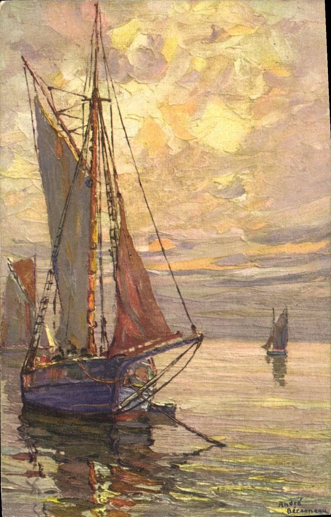CPA Bateau Voilier 
