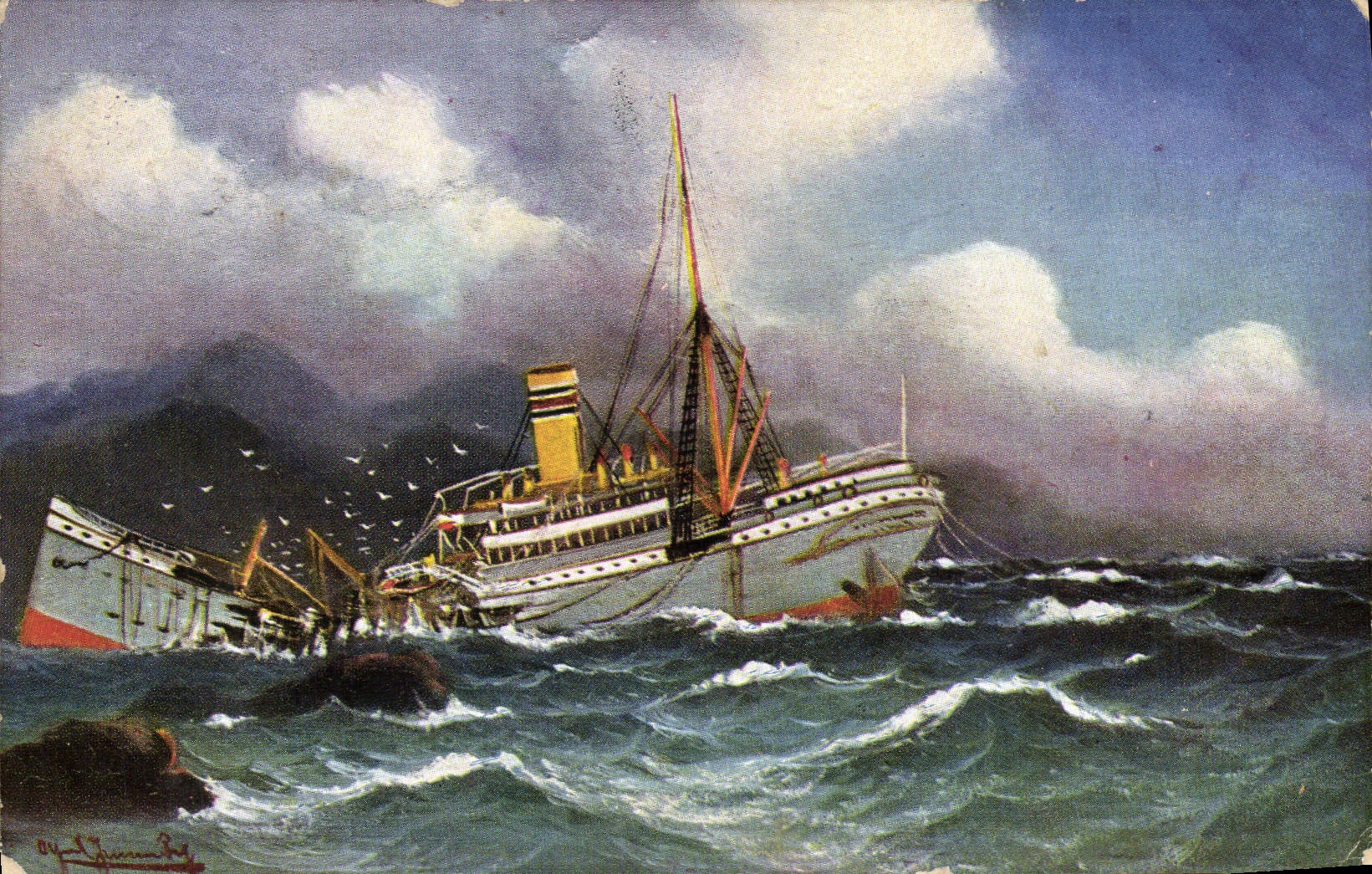 CPA Bateau 