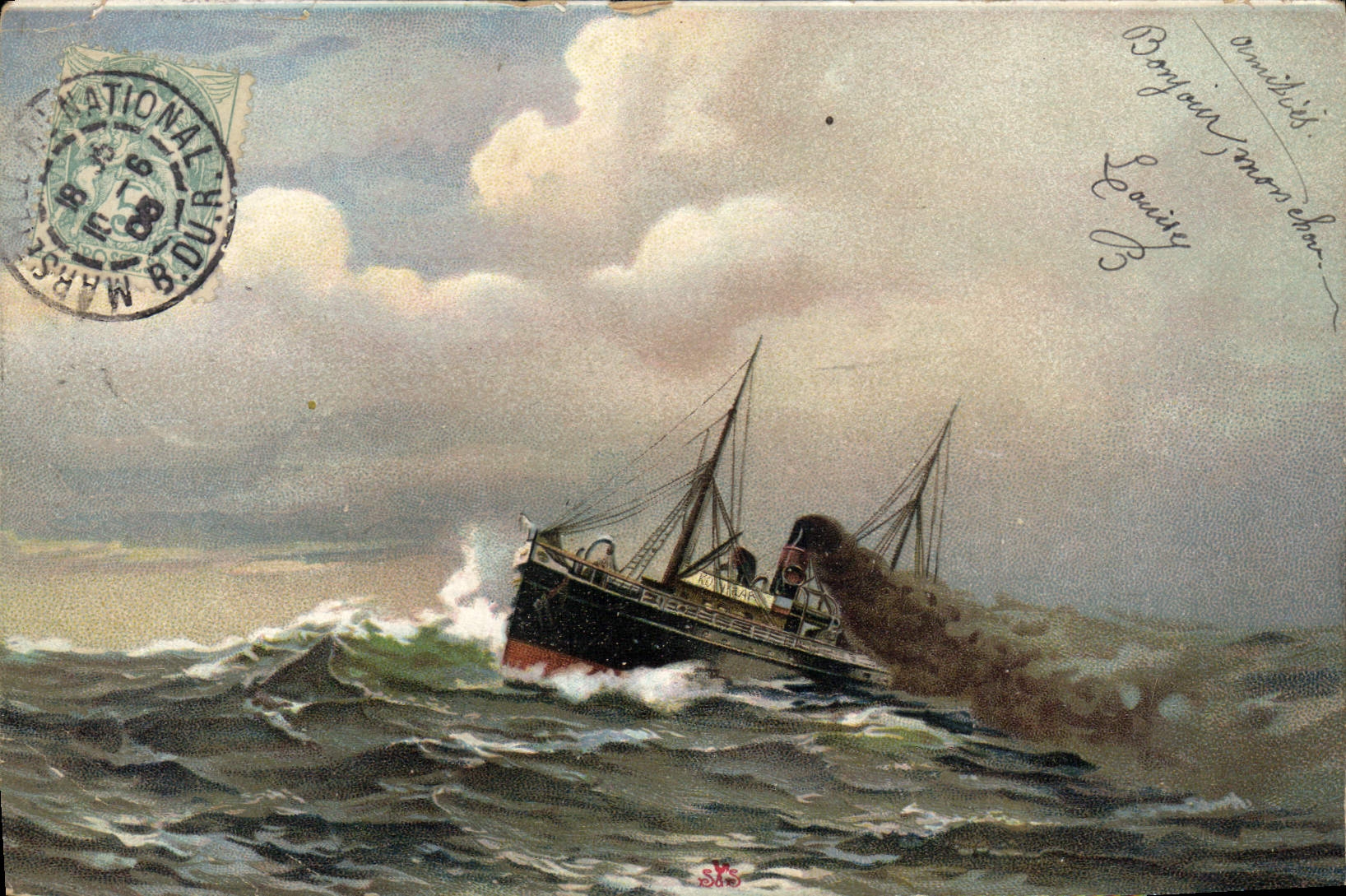 CPA Bateau