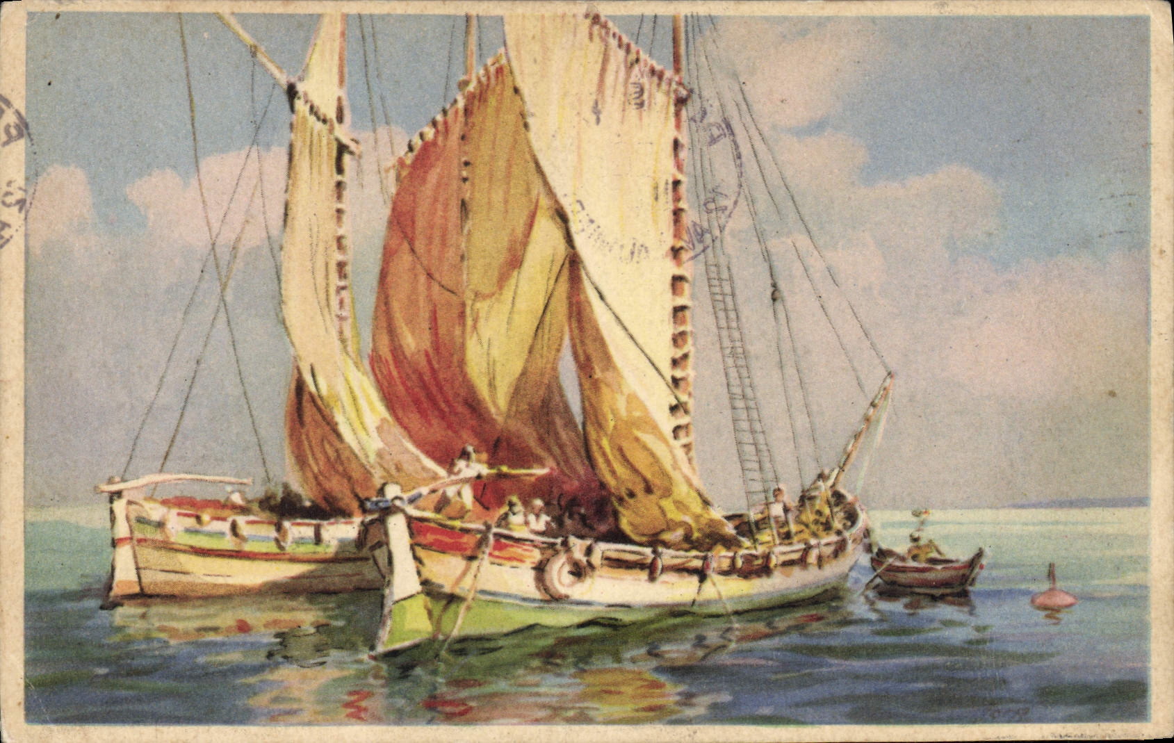 CPA Bateau Voilier 
