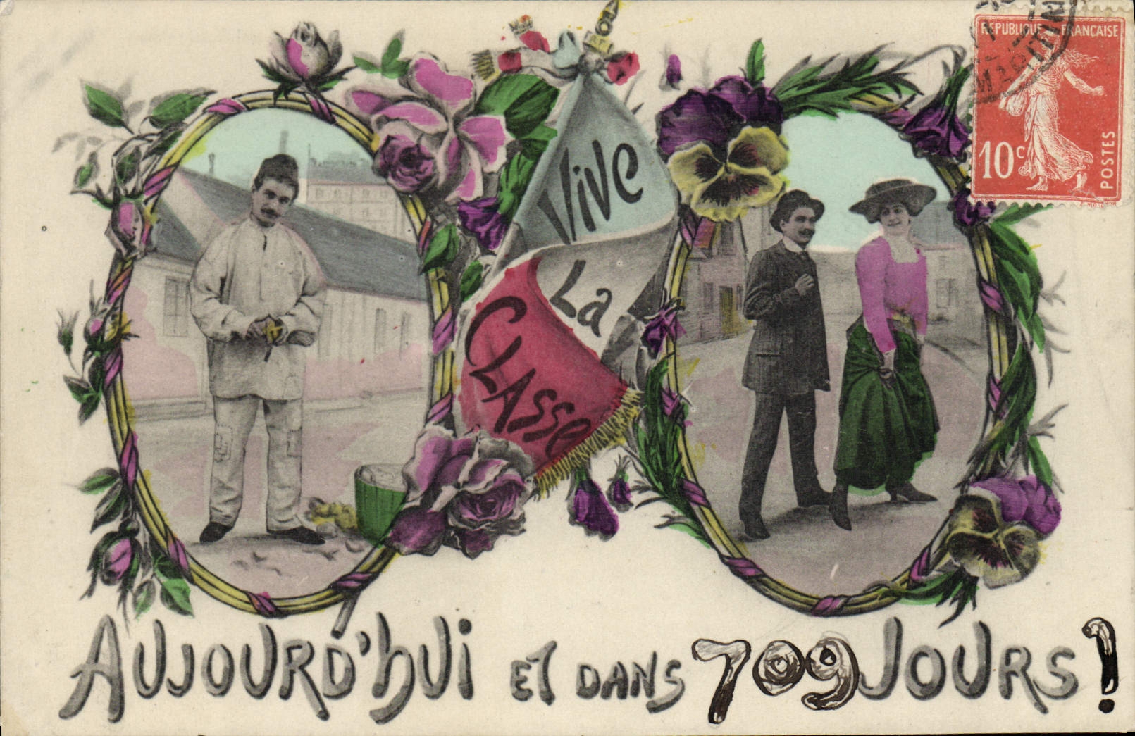 CPA Militaria Vive la classe