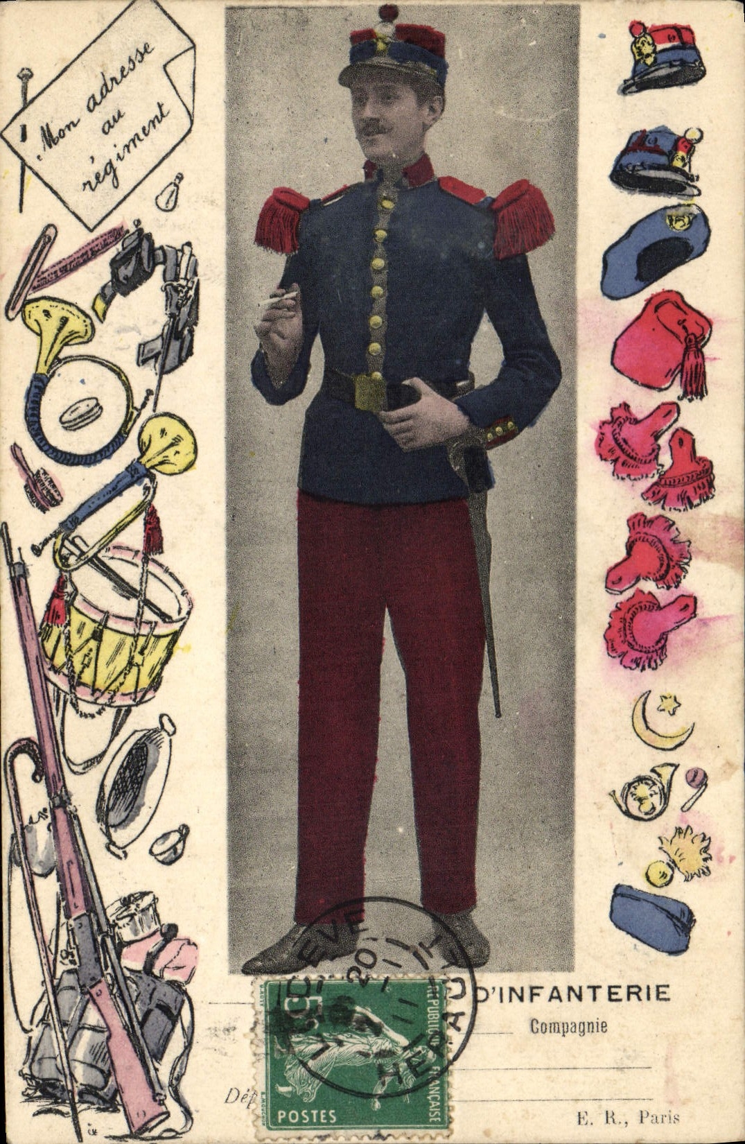 CPA Militaria Infanterie 