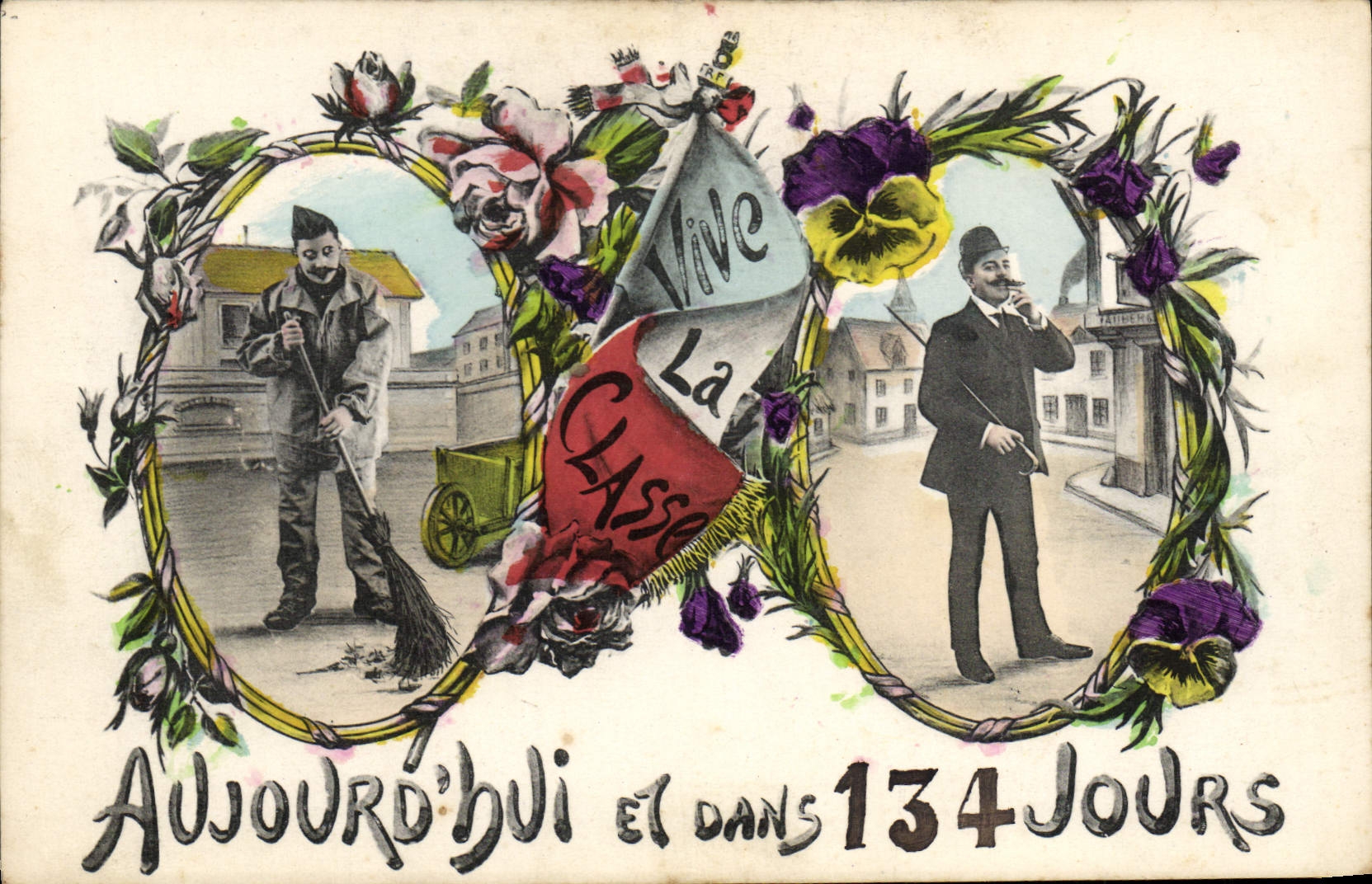 CPA Militaria Vive la classe