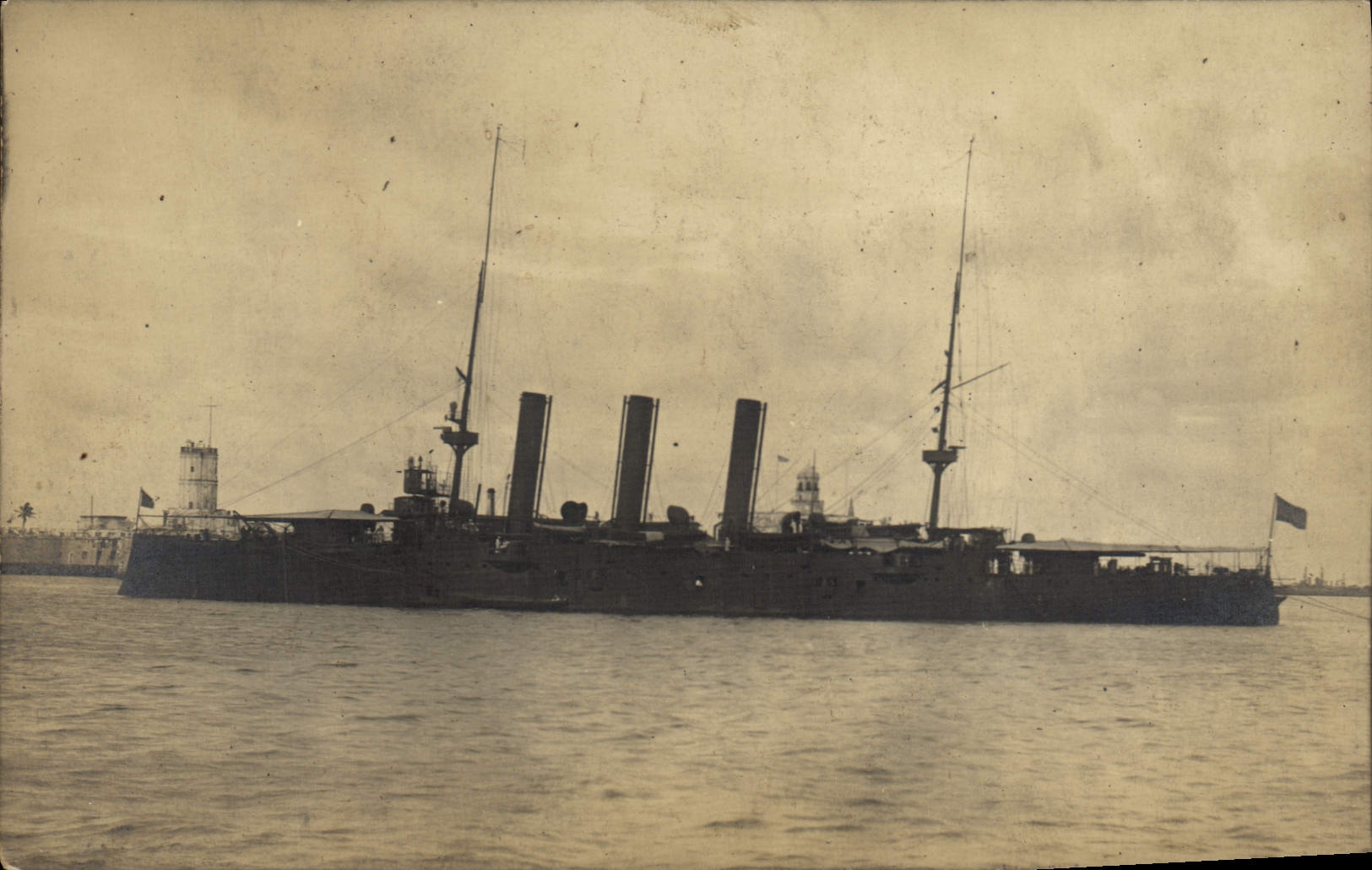 Real photo Boat Veracruz War