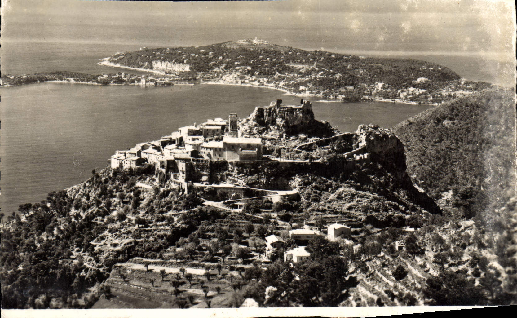 POSTAL MODERNA dimensión del azul de Eze el cabo Ferrat