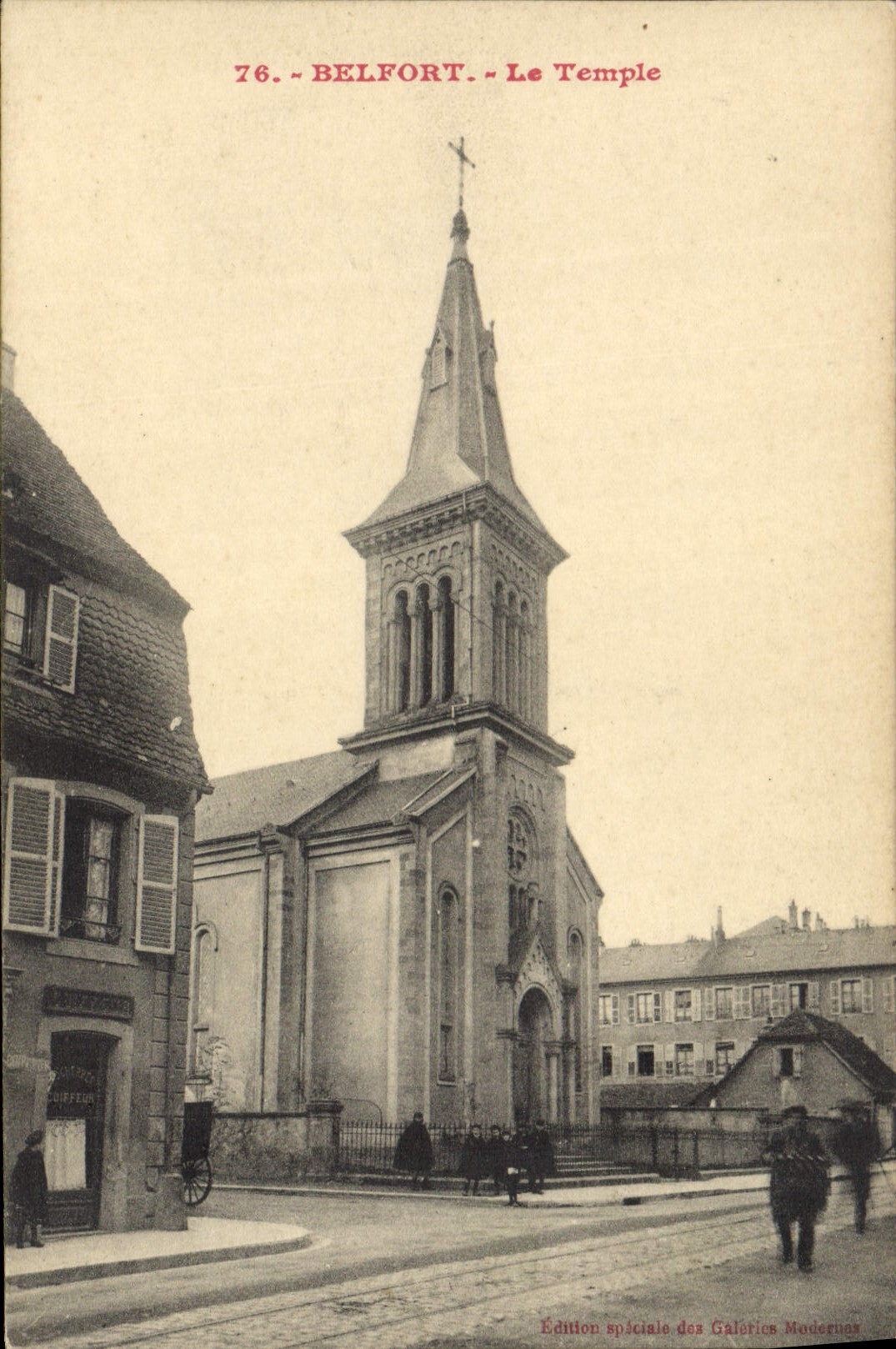 POSTAL Belfort de la VENDIMIA el templo