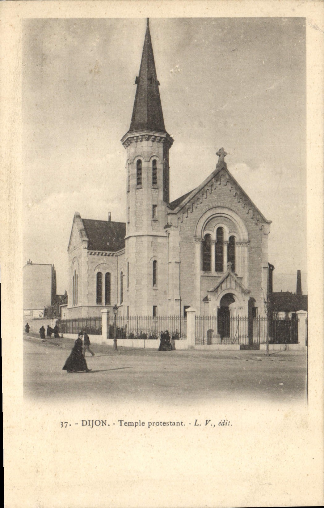 CPA Dijon Temple protestant