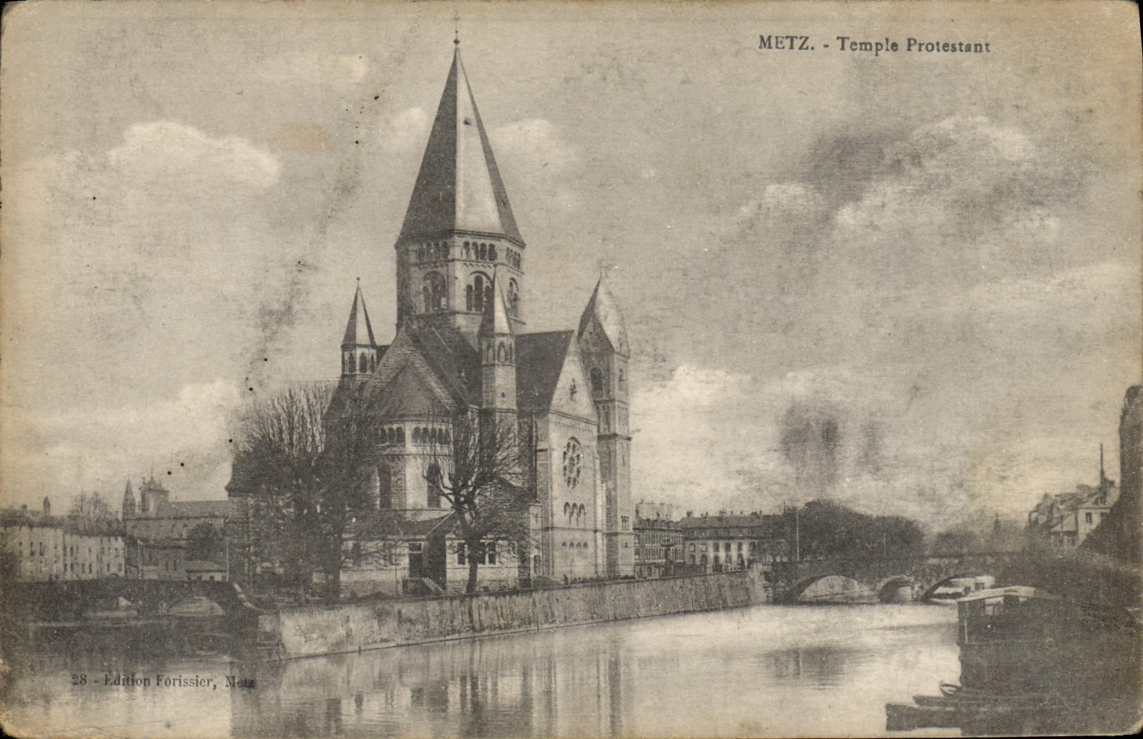CPA Metz Temple protestant
