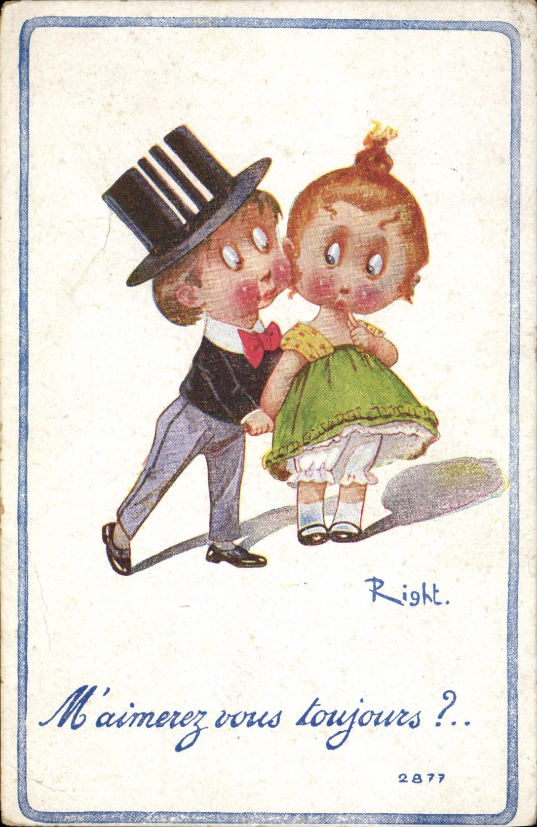 CPA Illustrateur Enfants Right