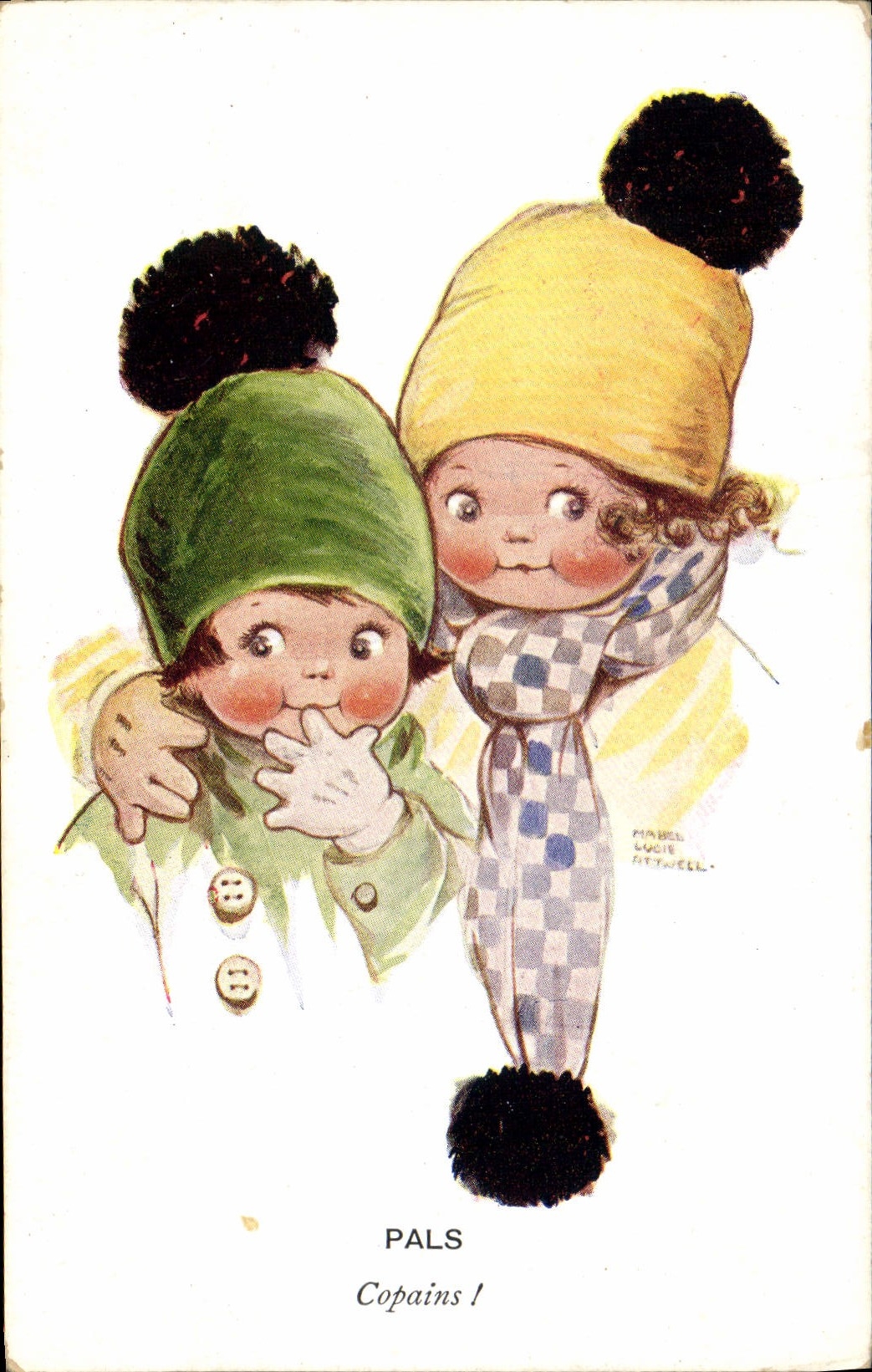 CPA Illustrateur Enfants Pals