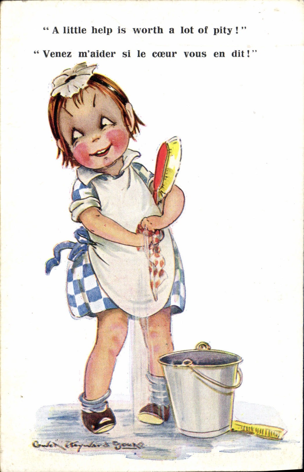 CPA Illustrateur Enfant