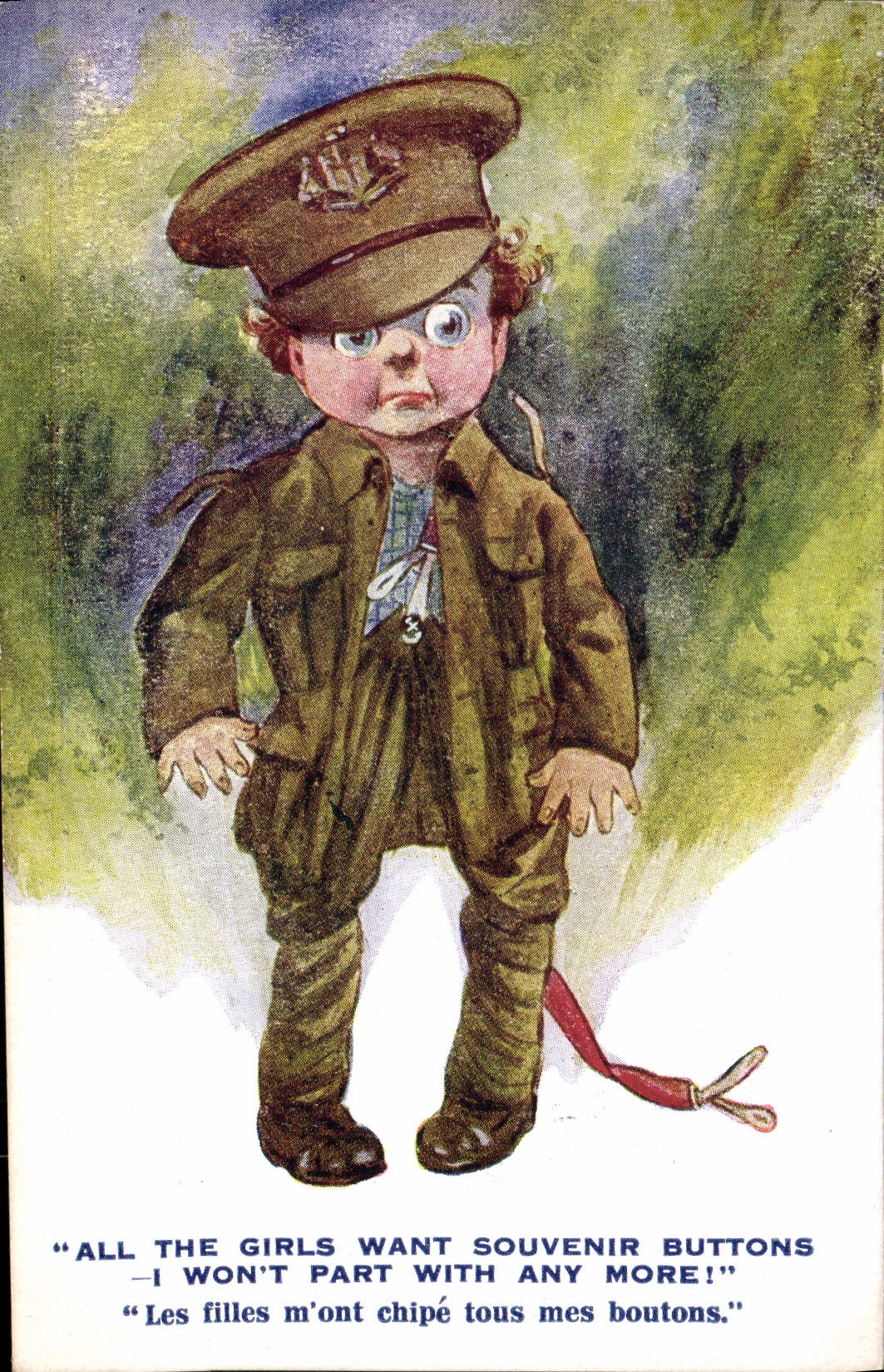 CPA Illustrateur Enfant Soldat Militaria