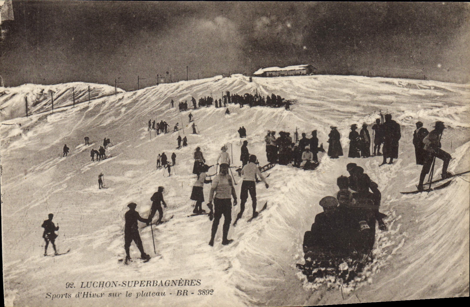 CPA Sports d'hiver Ski Luchon Superbagneres 