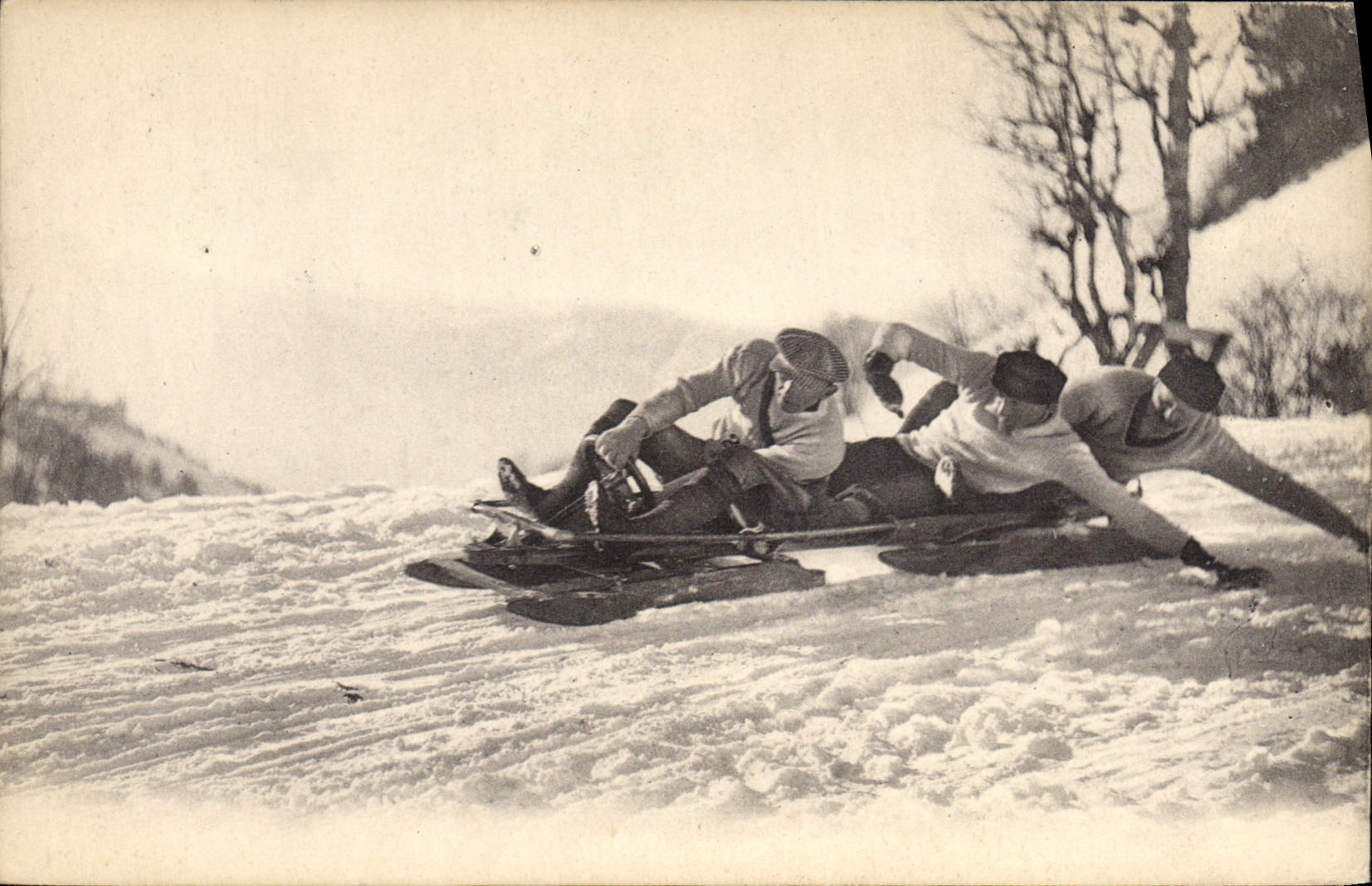 CPA Sports d'hiver Ski Bobsleigh de vitesse