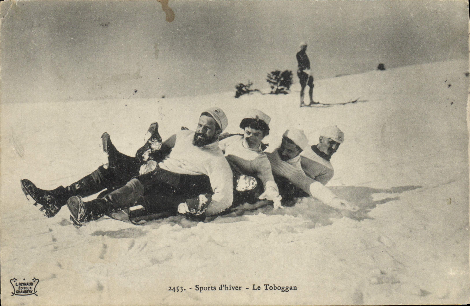 CPA Sports d'hiver Ski Le toboggan Luge