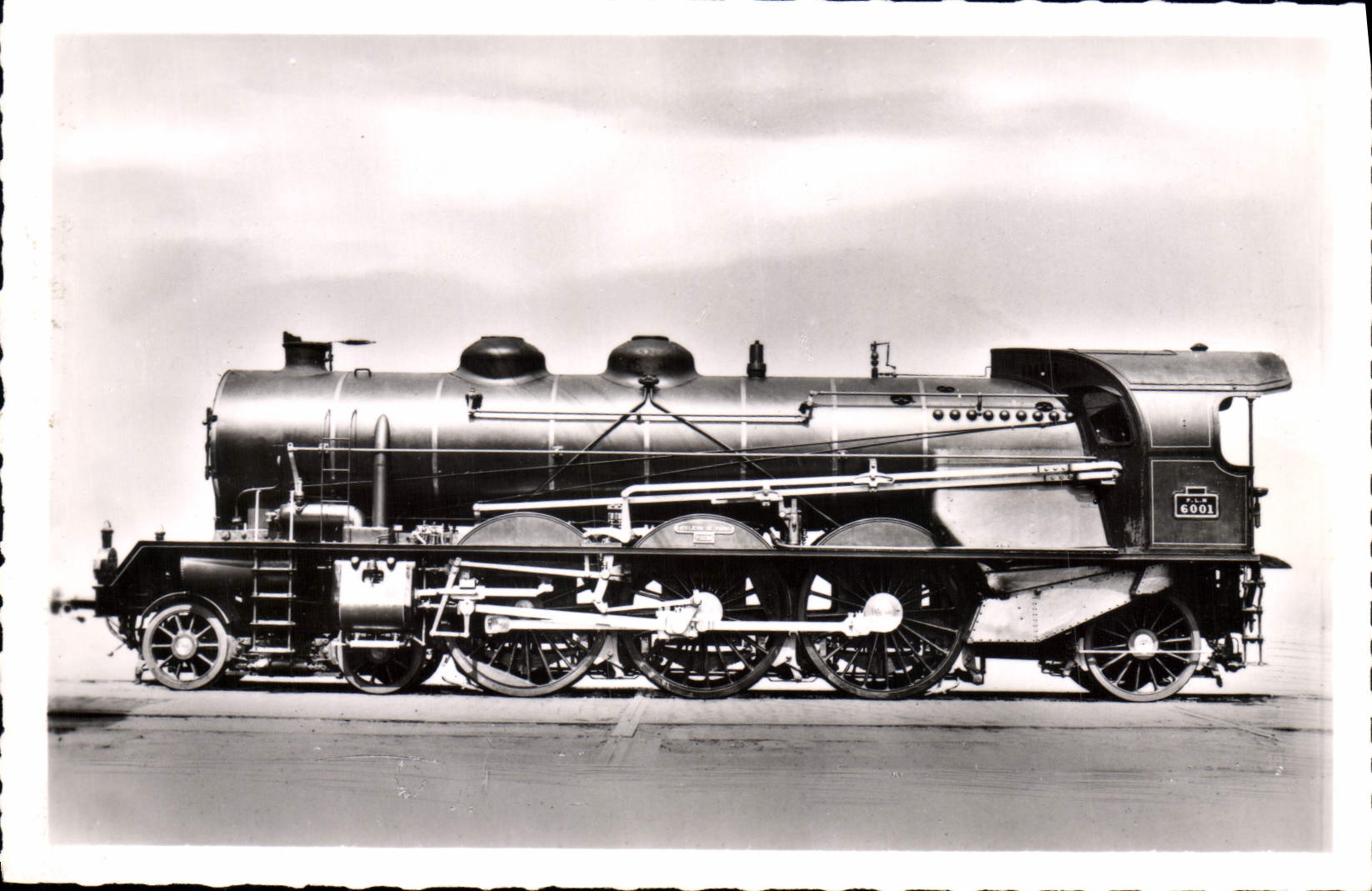 CPA Train Locomotive 6001 PLM 