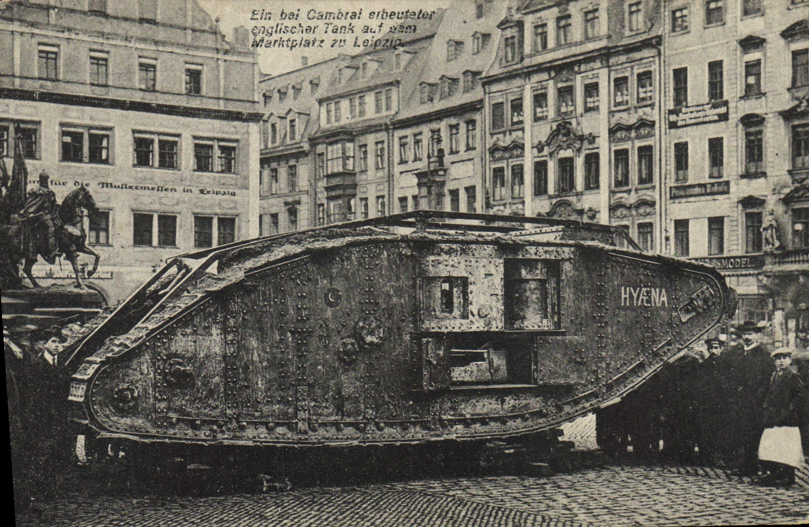 CPA Militaria Tank Leipzig