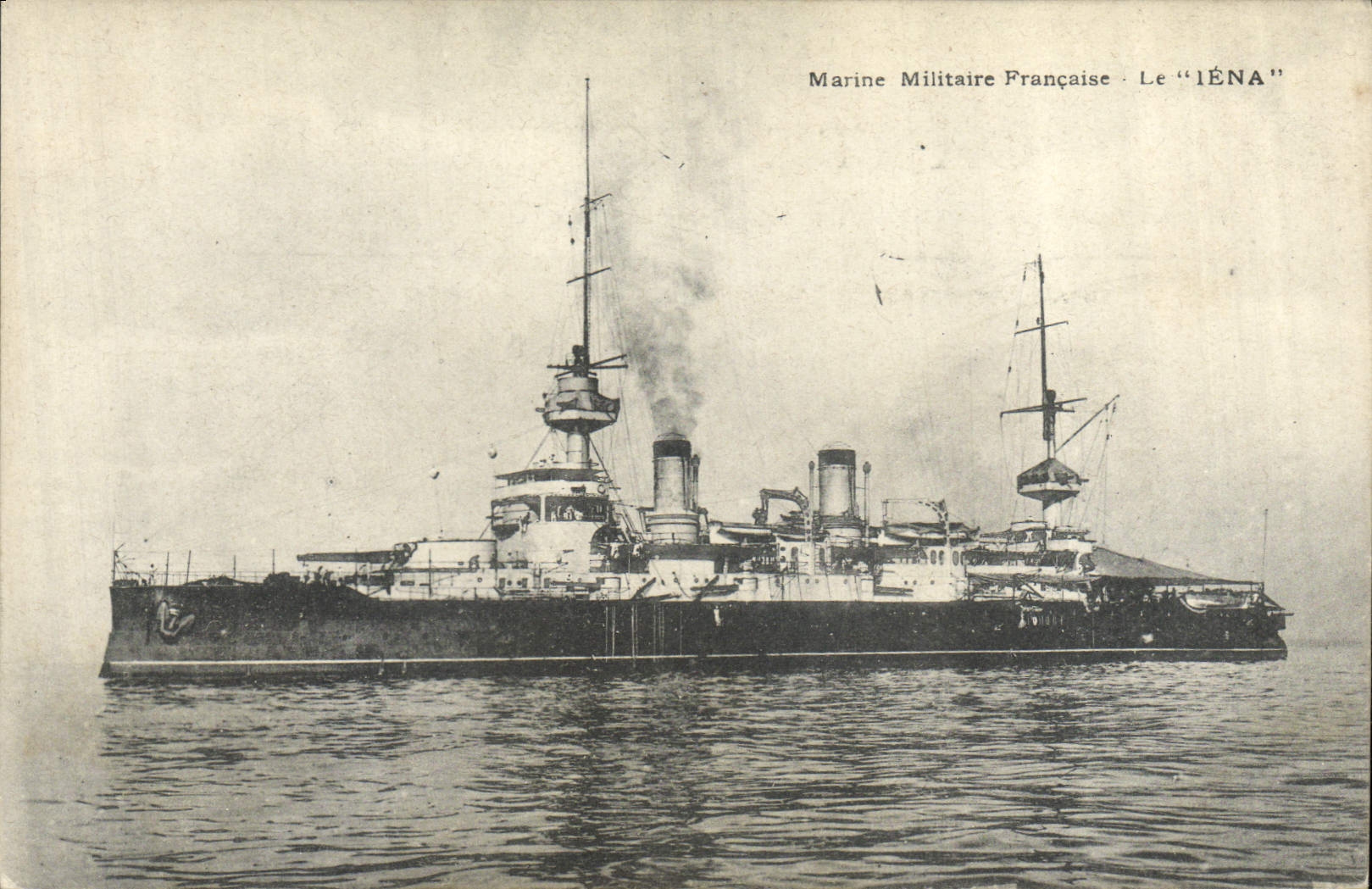 CPA Bateau Guerre Cuirasse d'escadre 